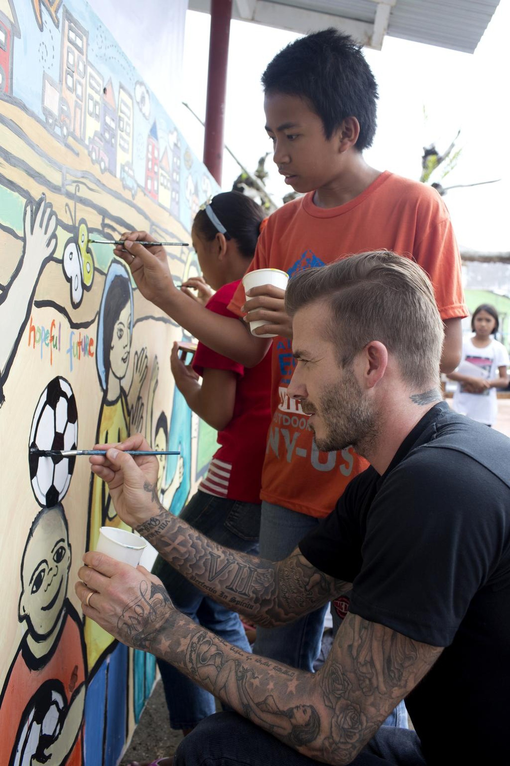 David Beckham s deťmi