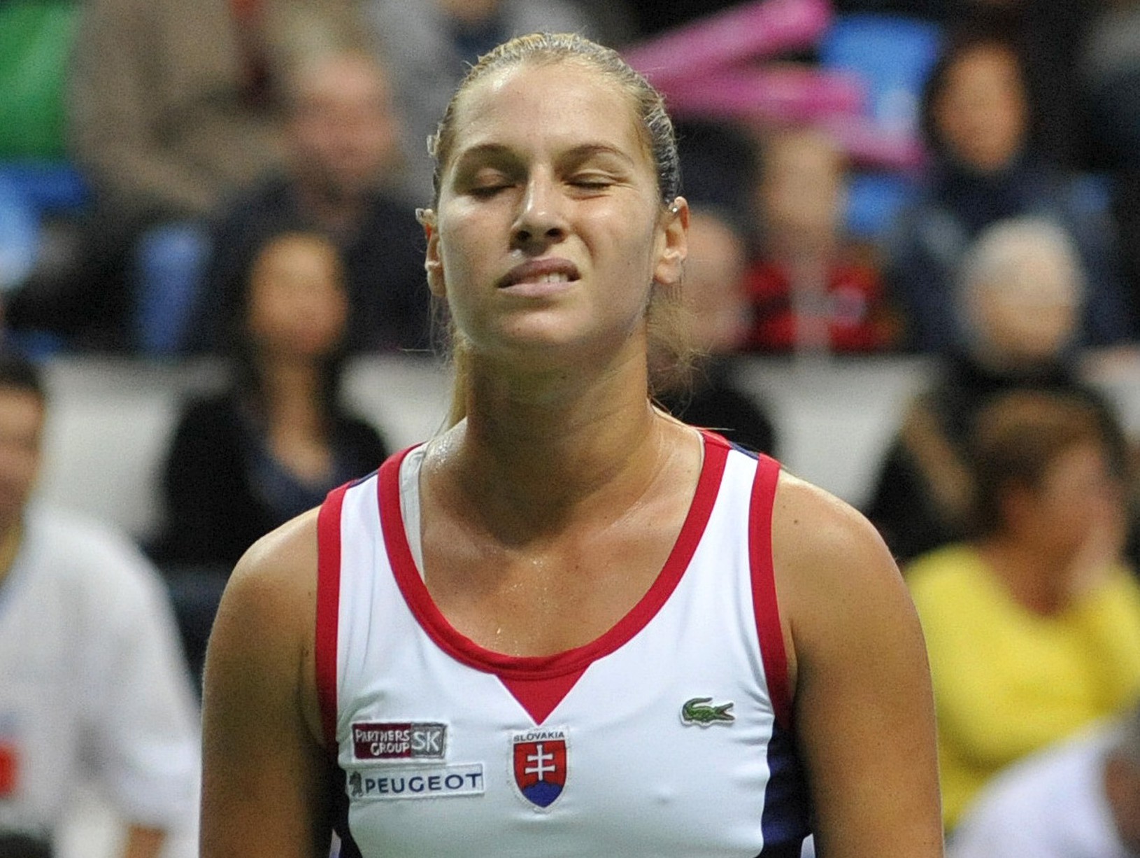Dominika Cibulková v zápase