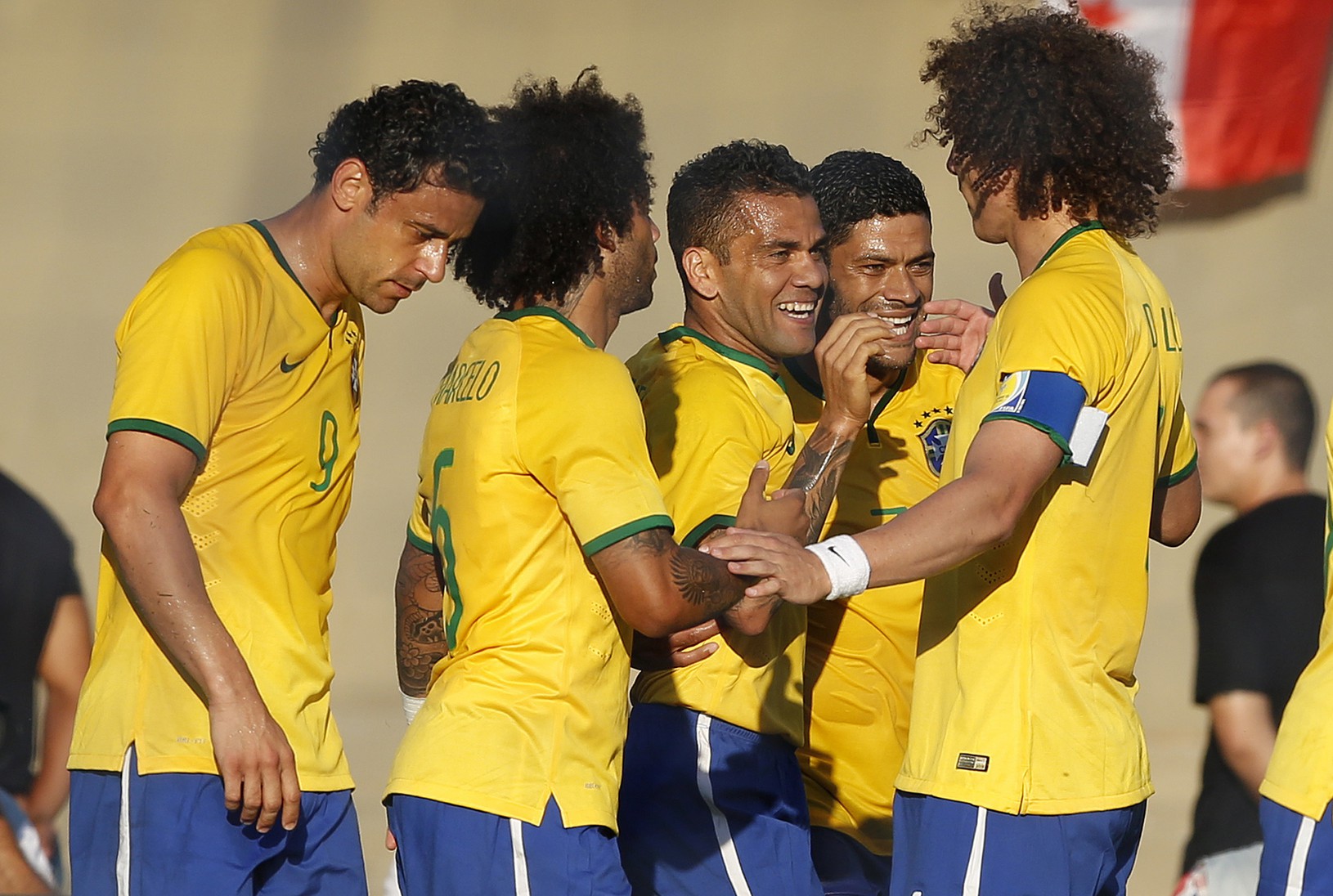 Radosť Brazílčanov z gólu