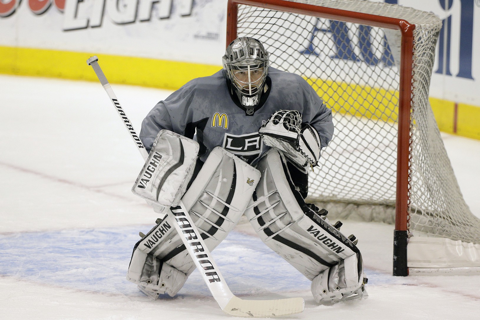 Jonathan Quick na tréningu