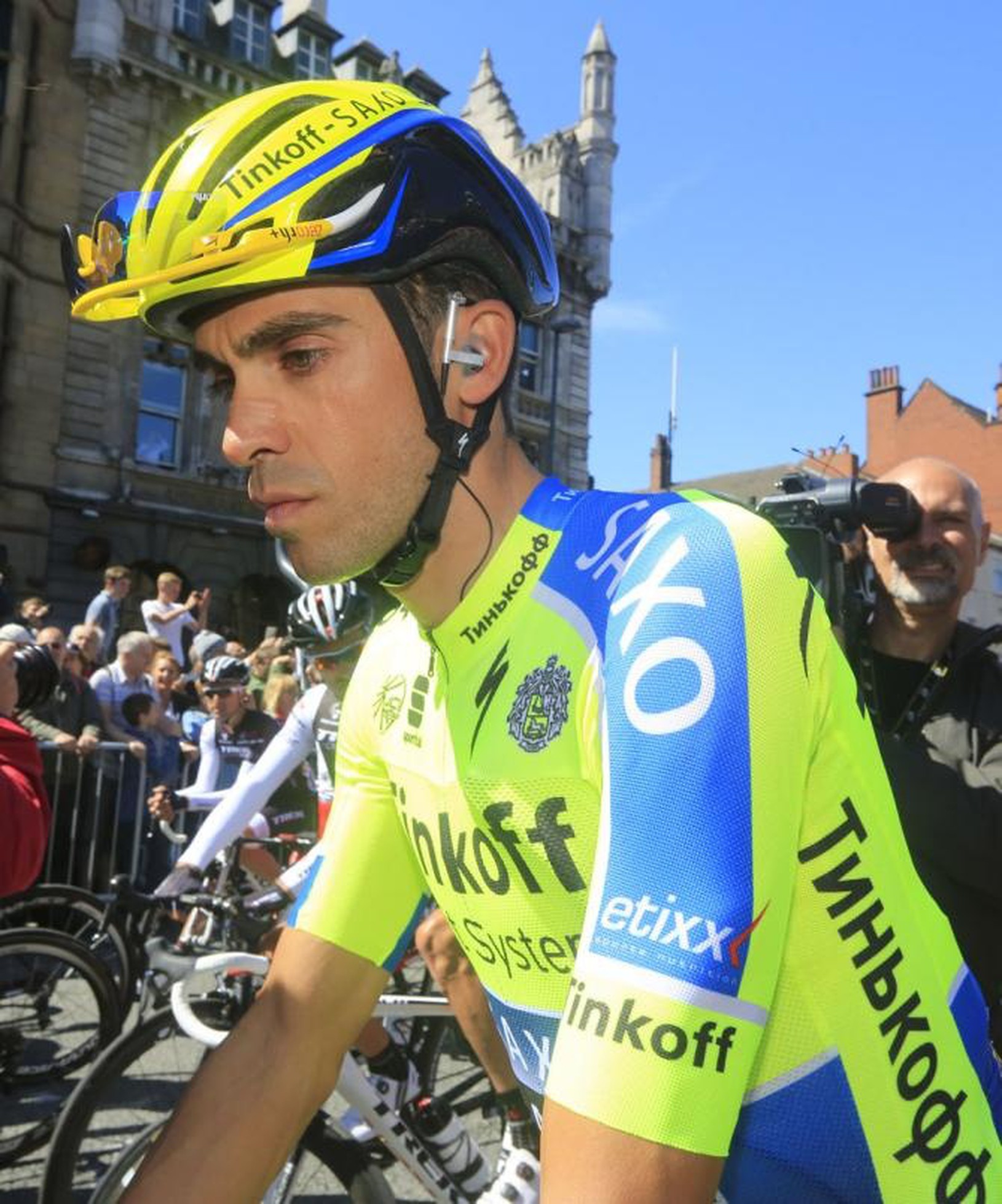 Alberto Contador na štarte