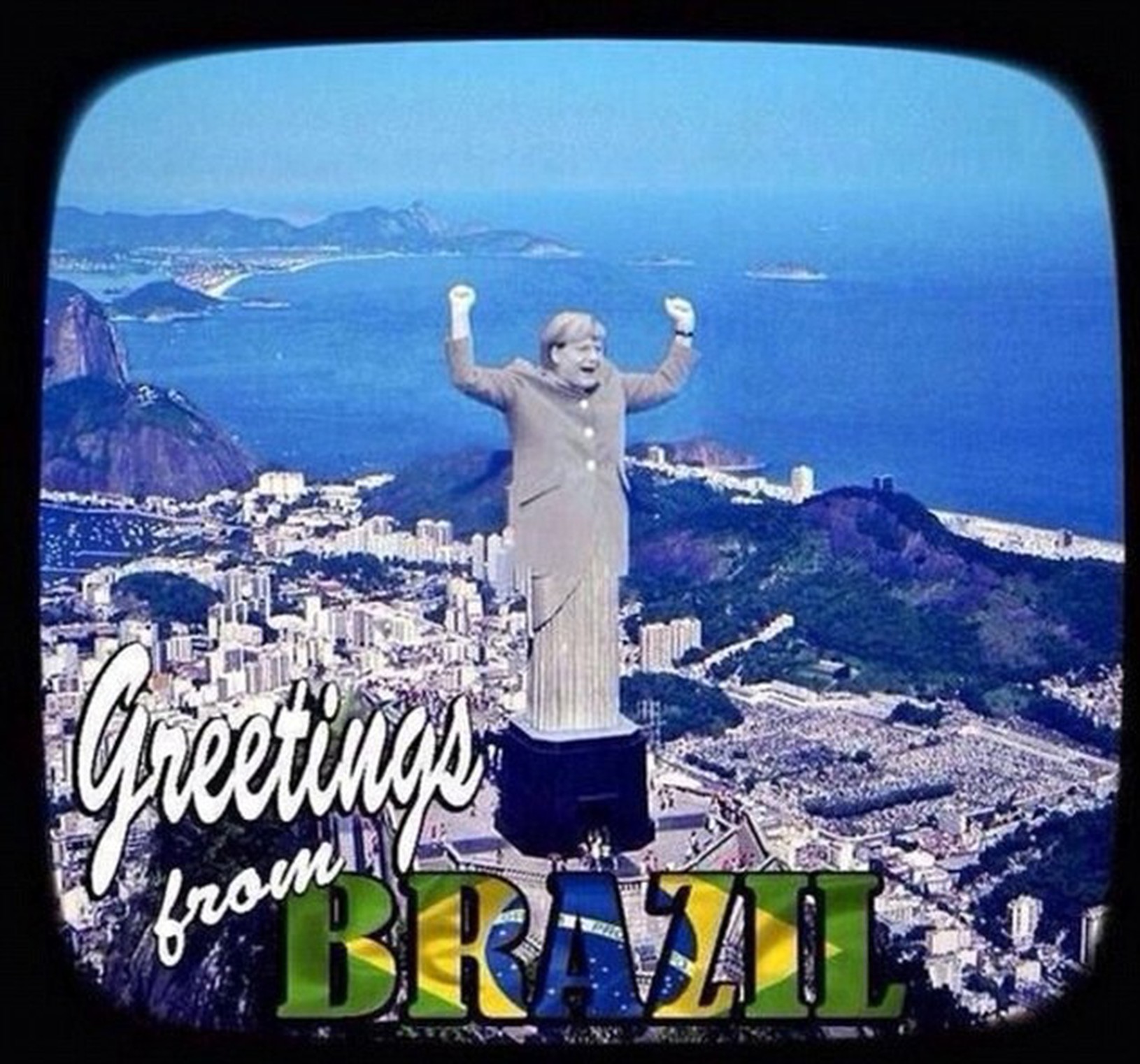 Známu brazílsku sochu Krista
