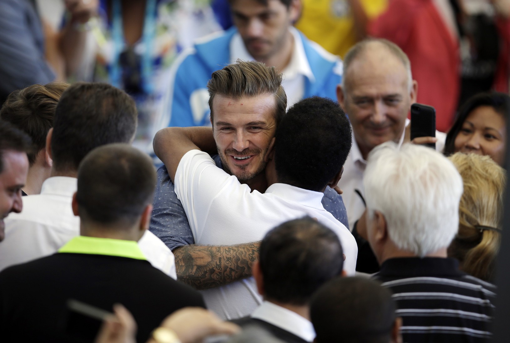 David Beckham objal Pelého