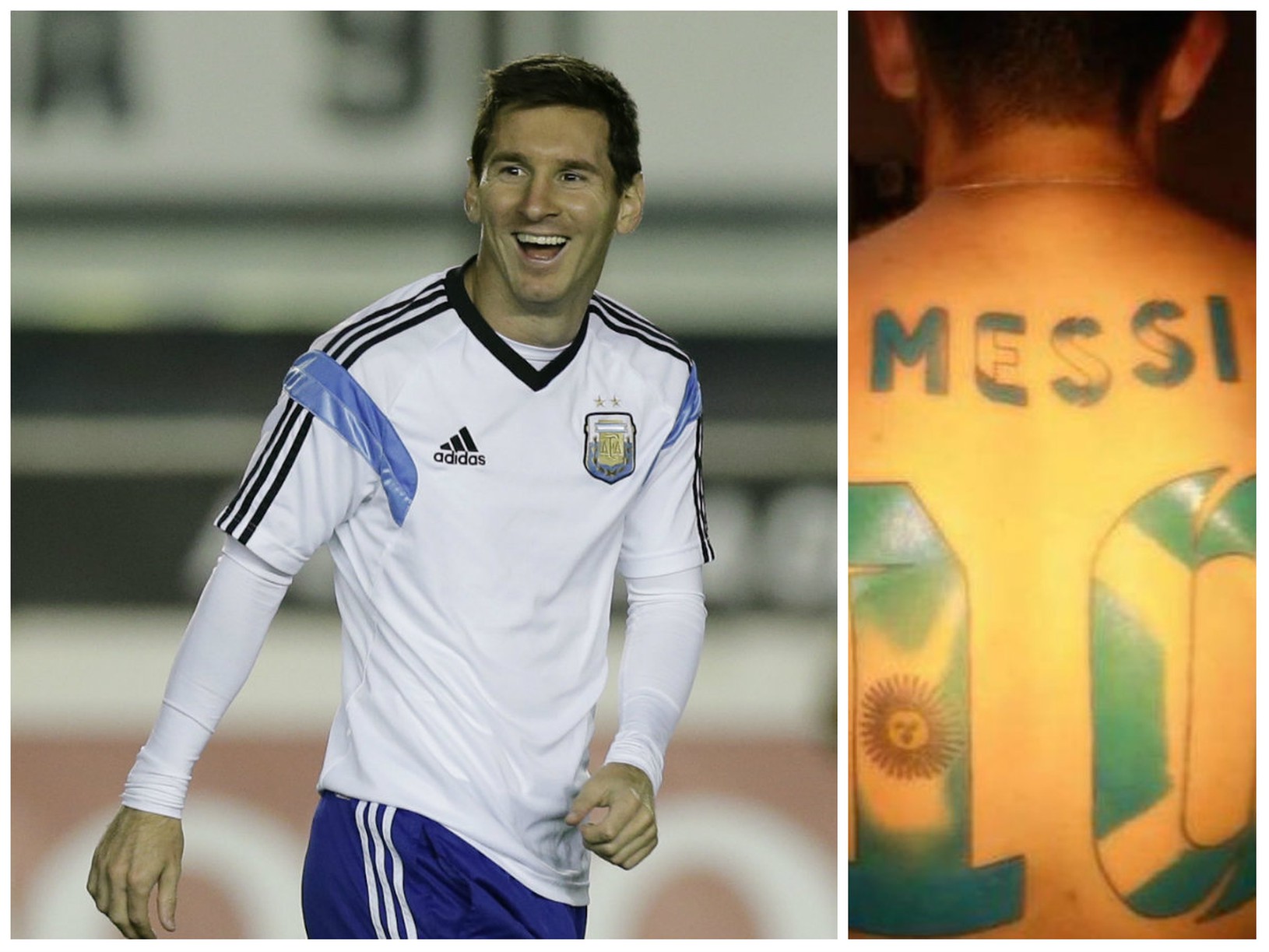 Lionel Messi a fanúšik