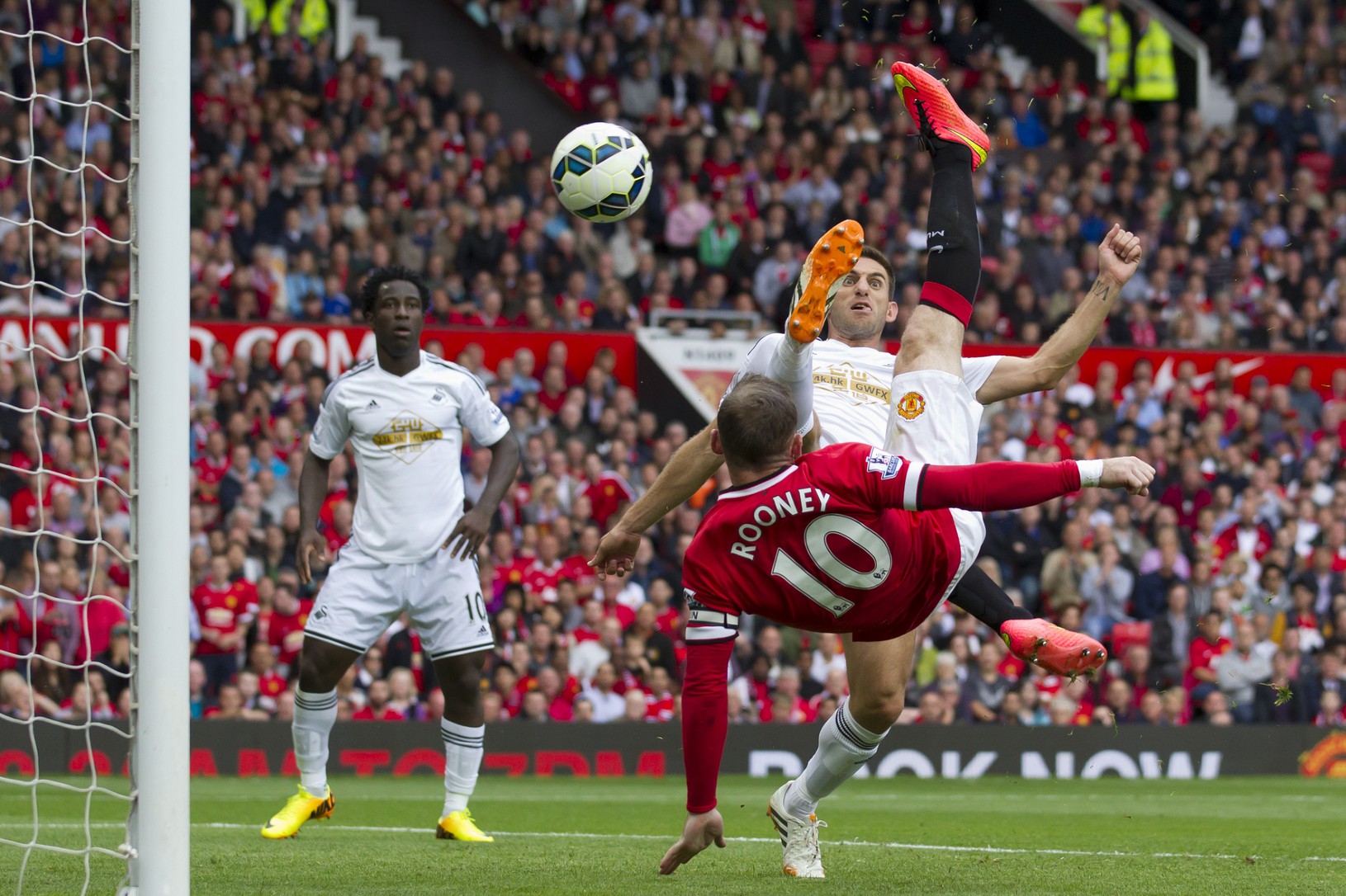 Akrobatické zakončenie Rooneyho
