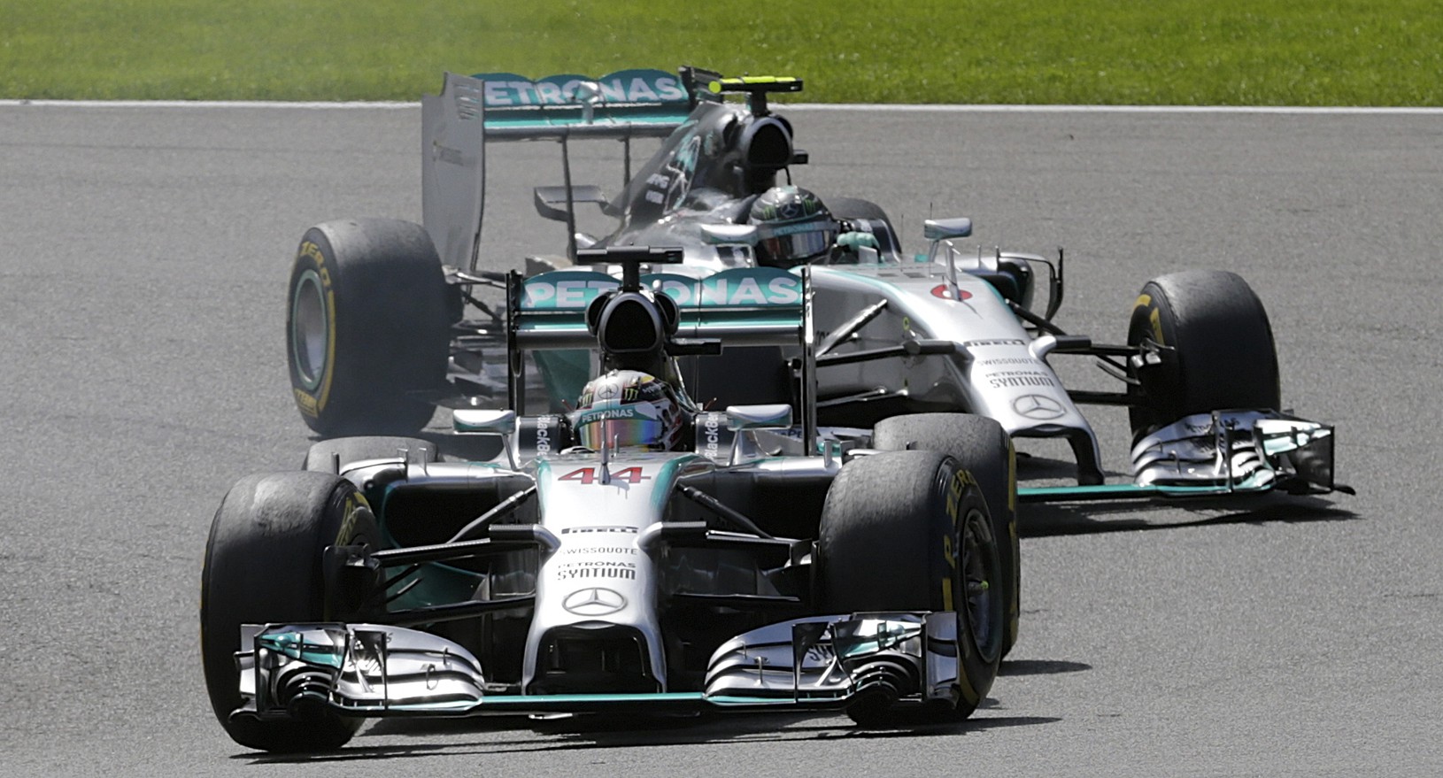 Lewis Hamilton a Nico