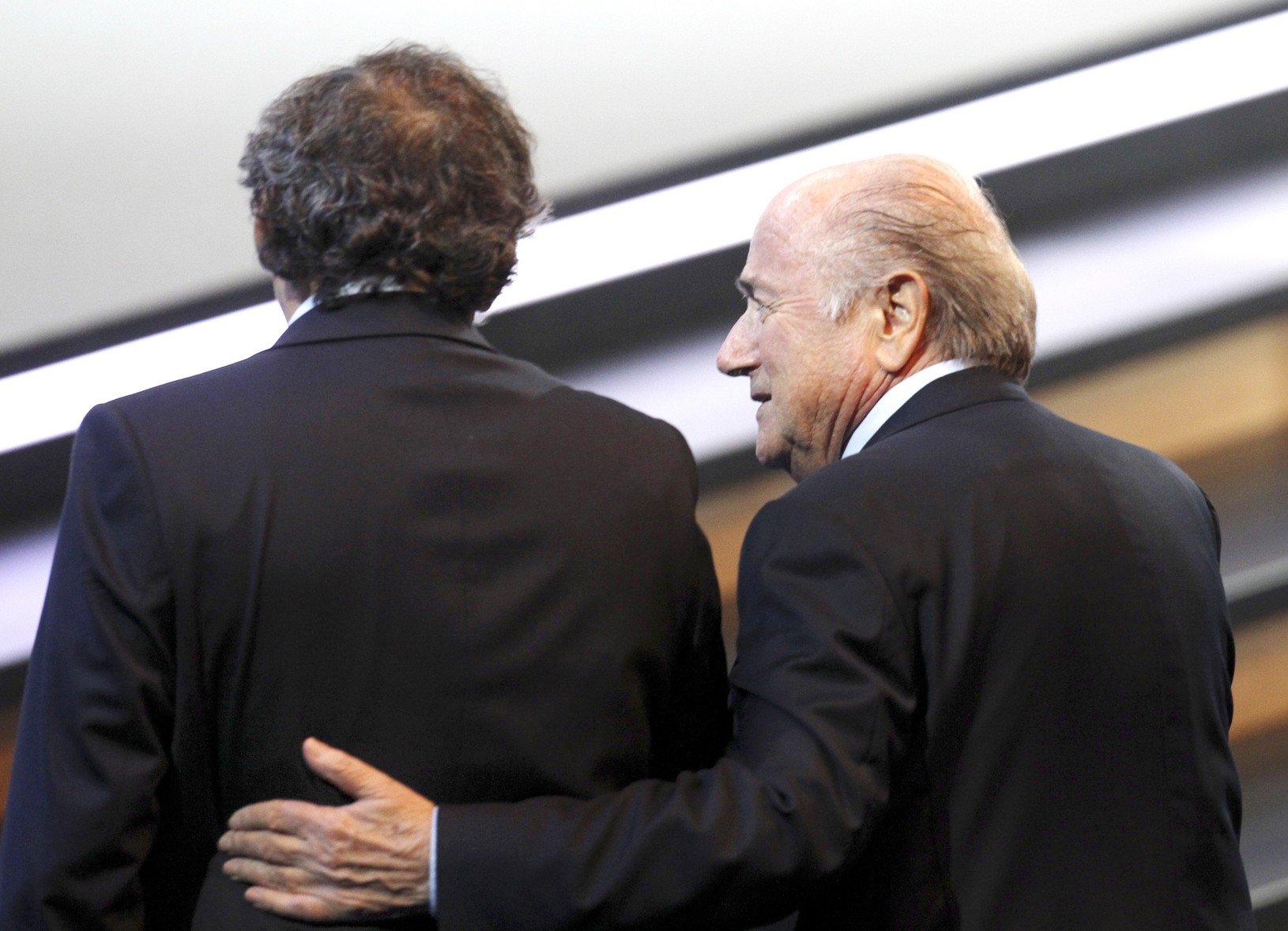 Joseph Blatter a Michel