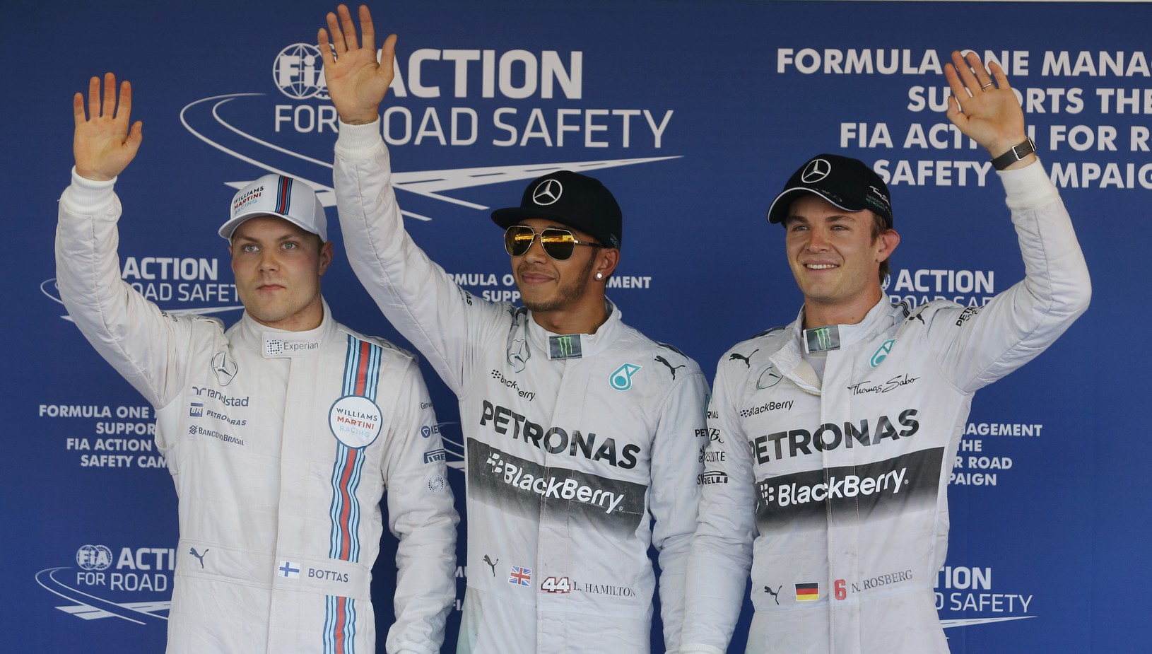 Trojica najrýchlejších: Lewis Hamilton,