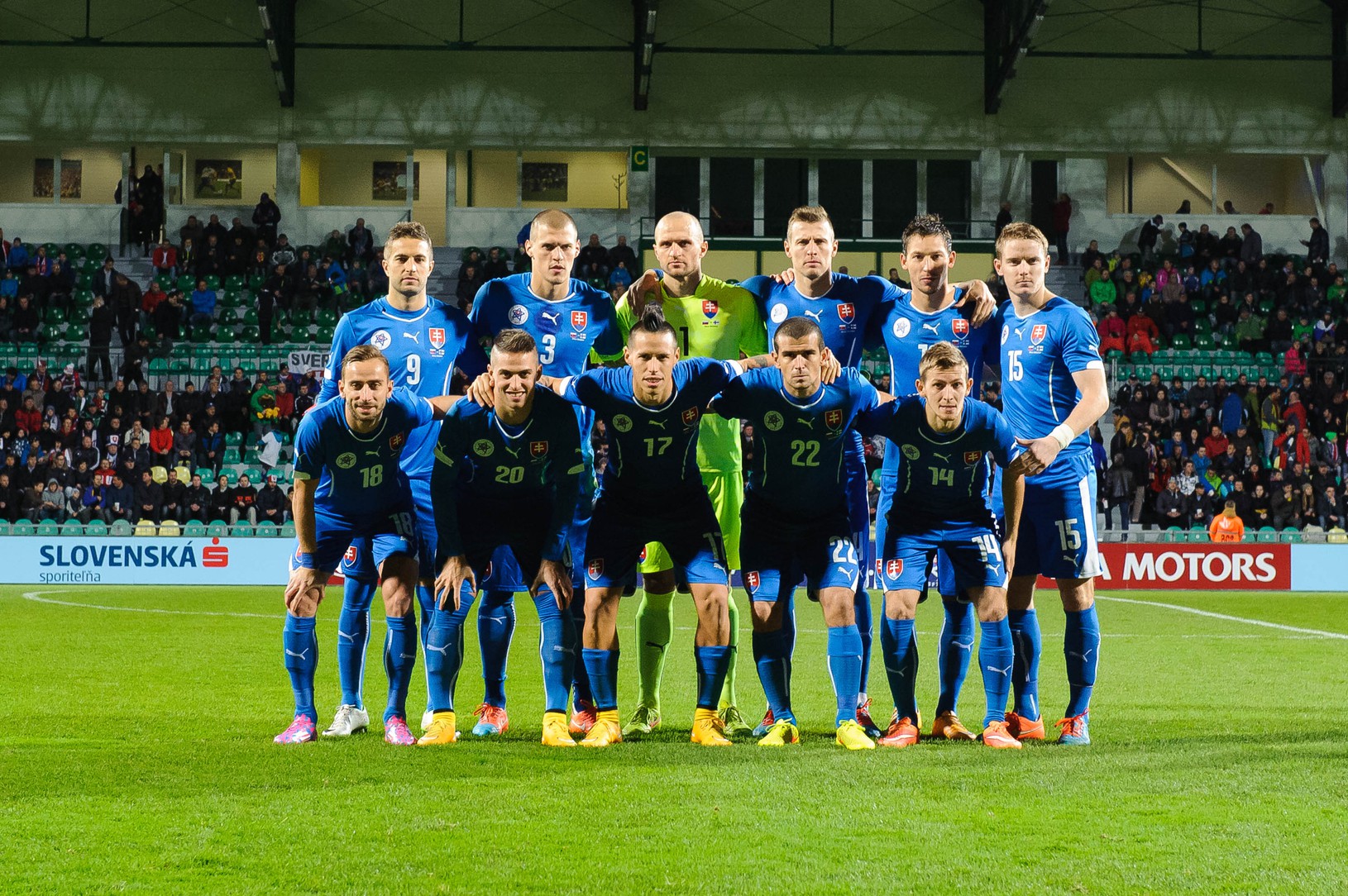 Slovenský reprezententi pred zápasom