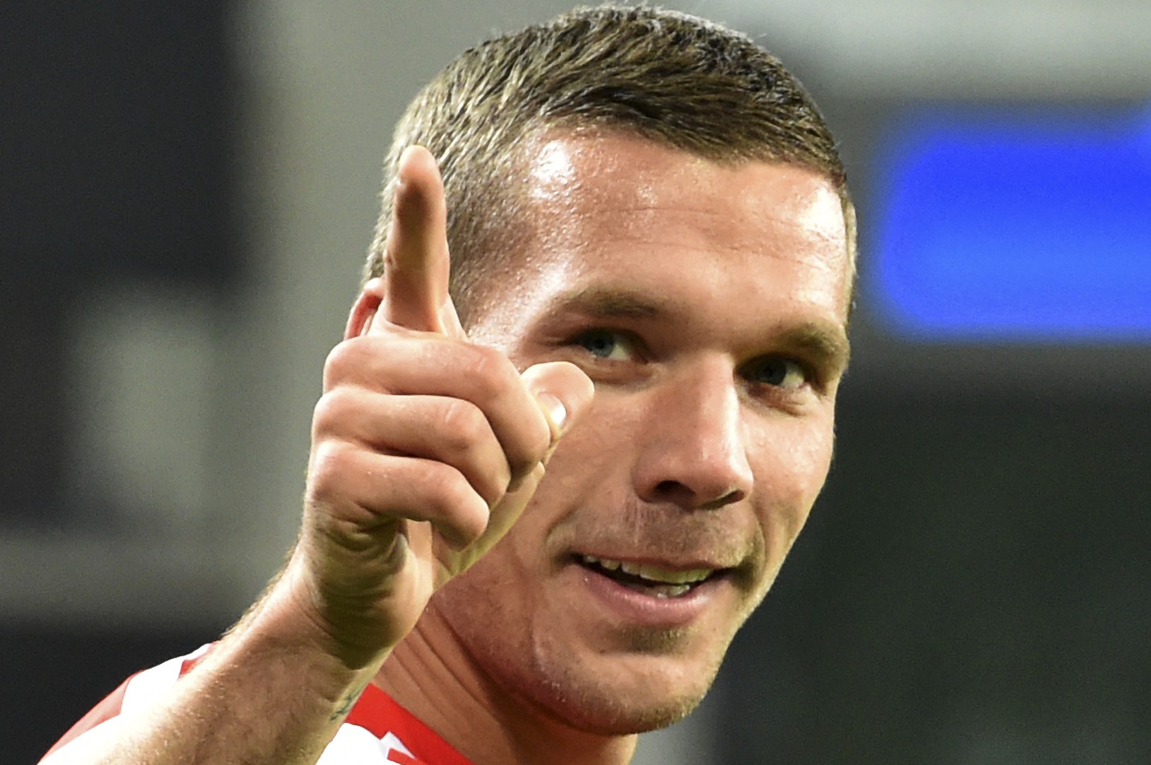 Lukas Podolski je na