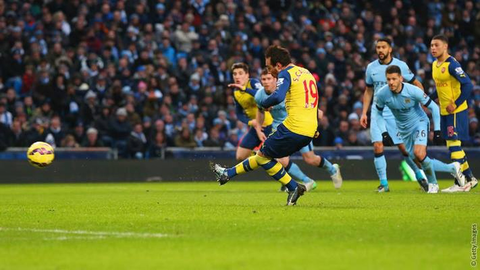 Santi Cazorla z penalty