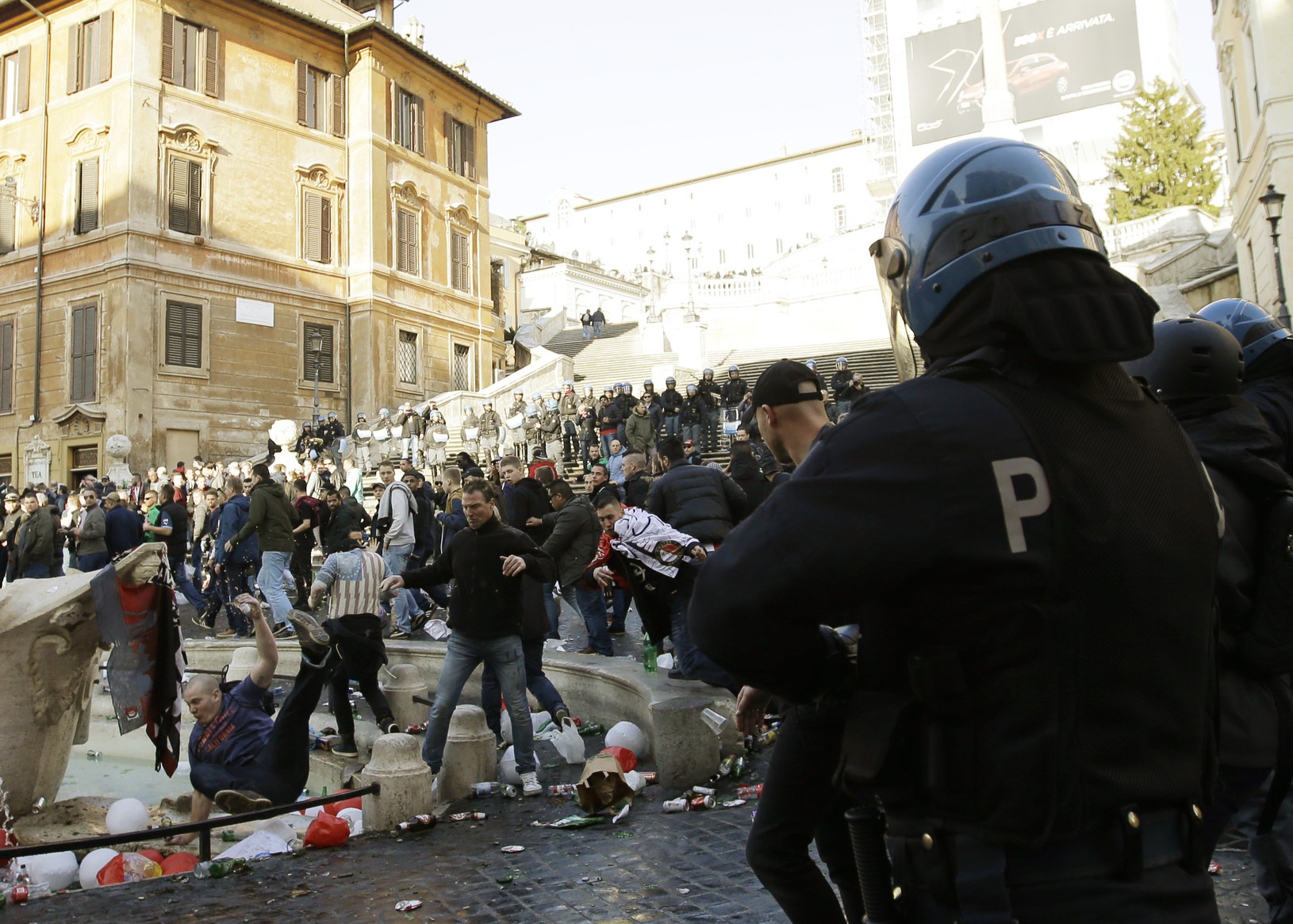 Talianska polícia mala v