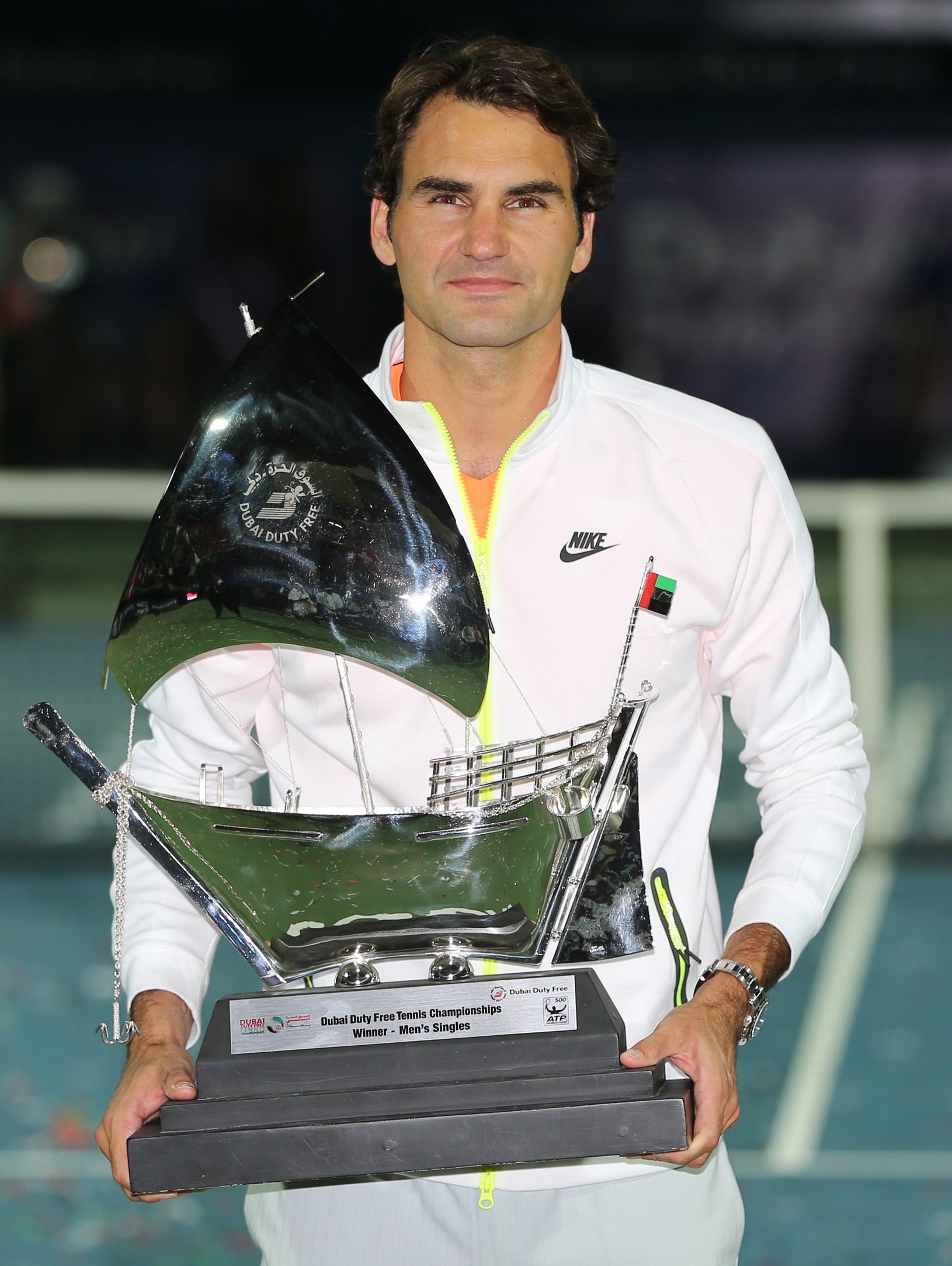 Roger Federer v Dubaji