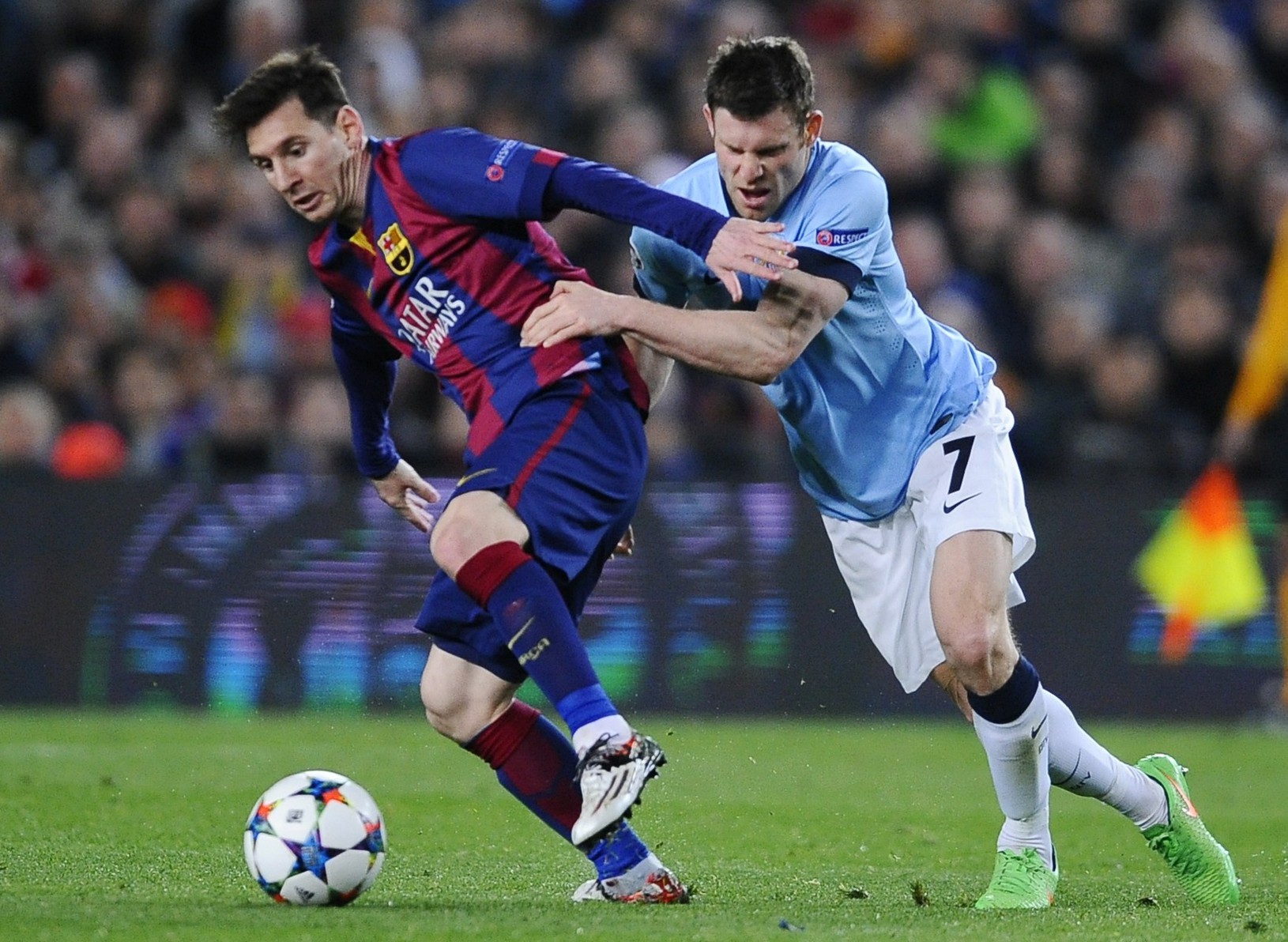 Lionel Messi a James