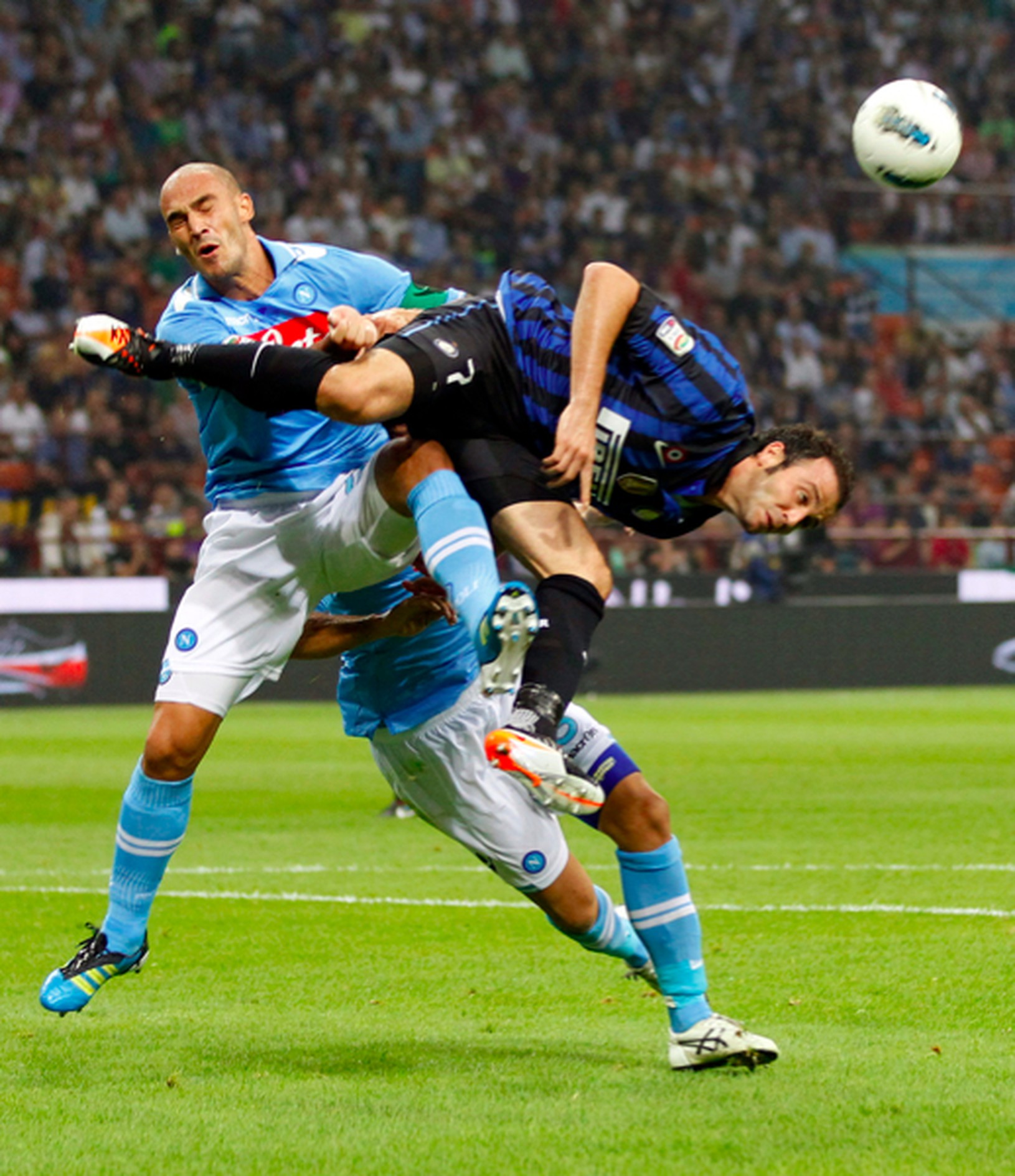 Pazzini a Cannavaro v