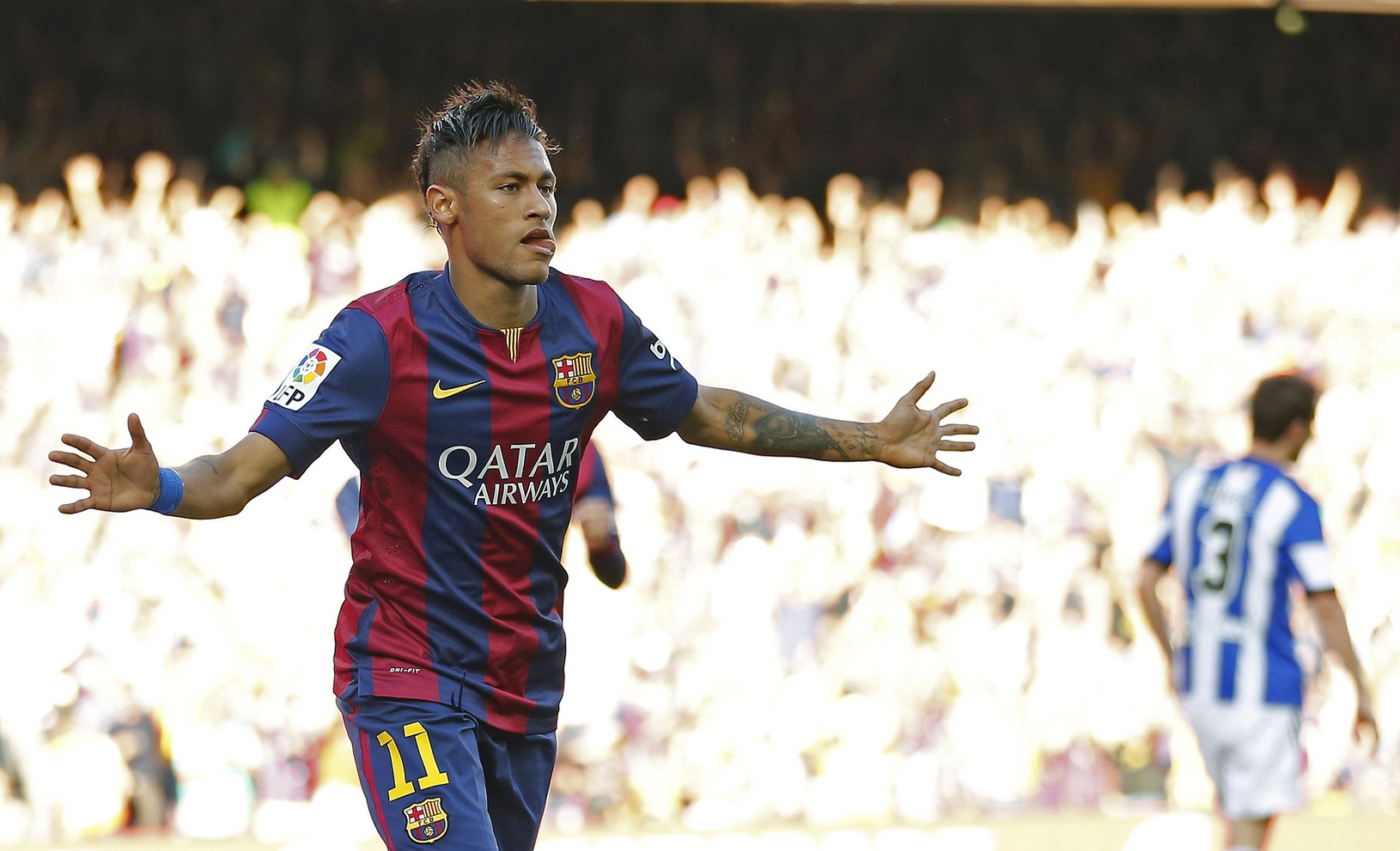 Neymar oslavuje gól 