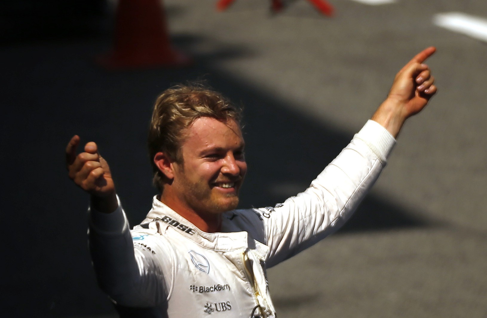 Nico Rosberg po triumfe
