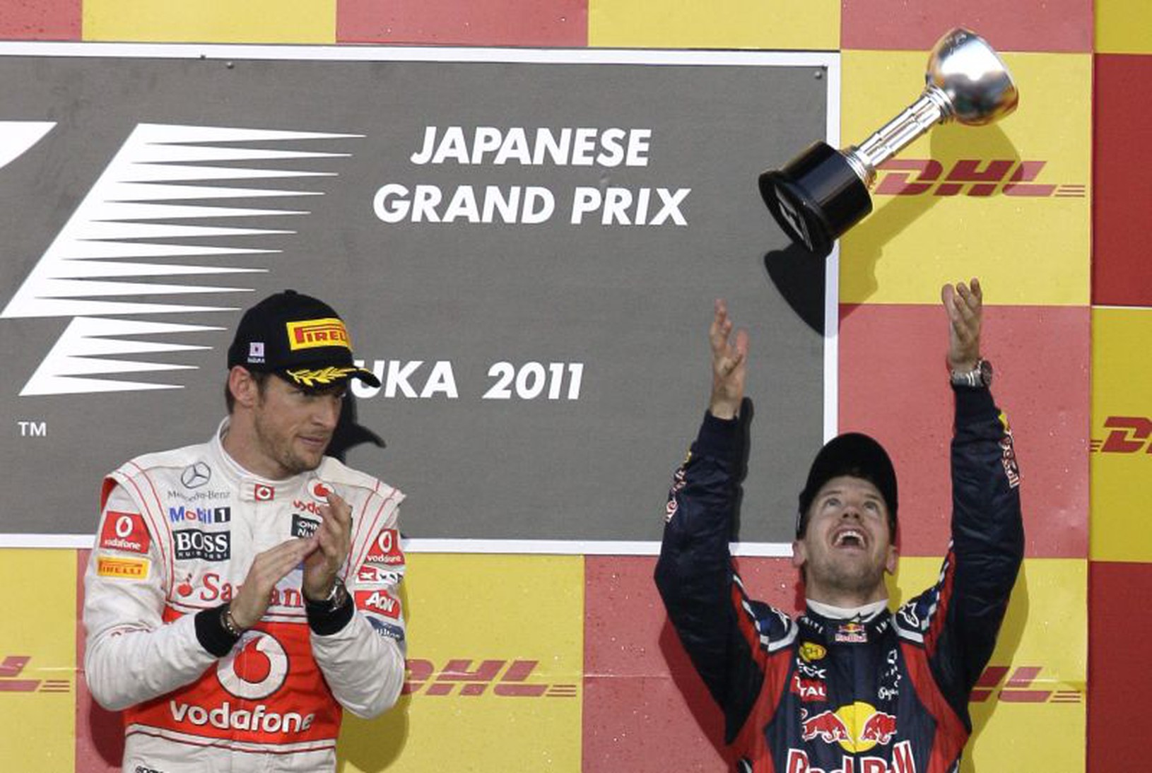 Jenson Button a Sebastian
