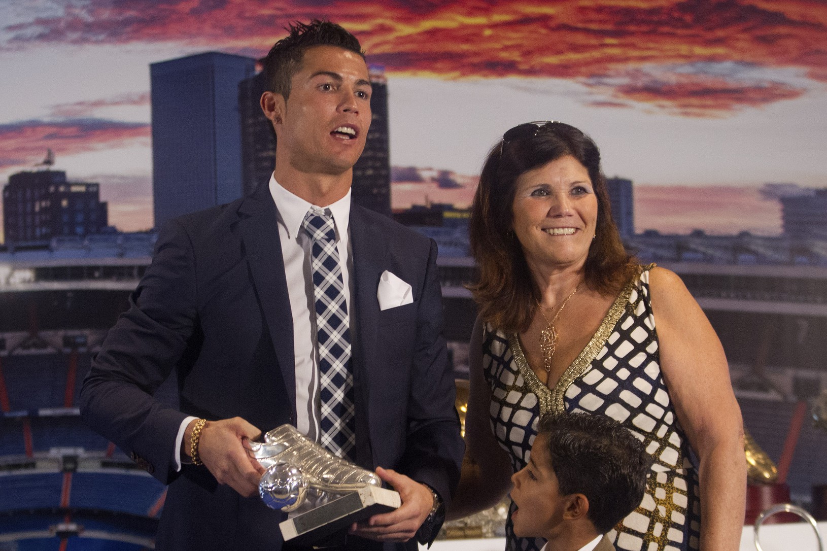 Cristiano Ronaldo s matkou