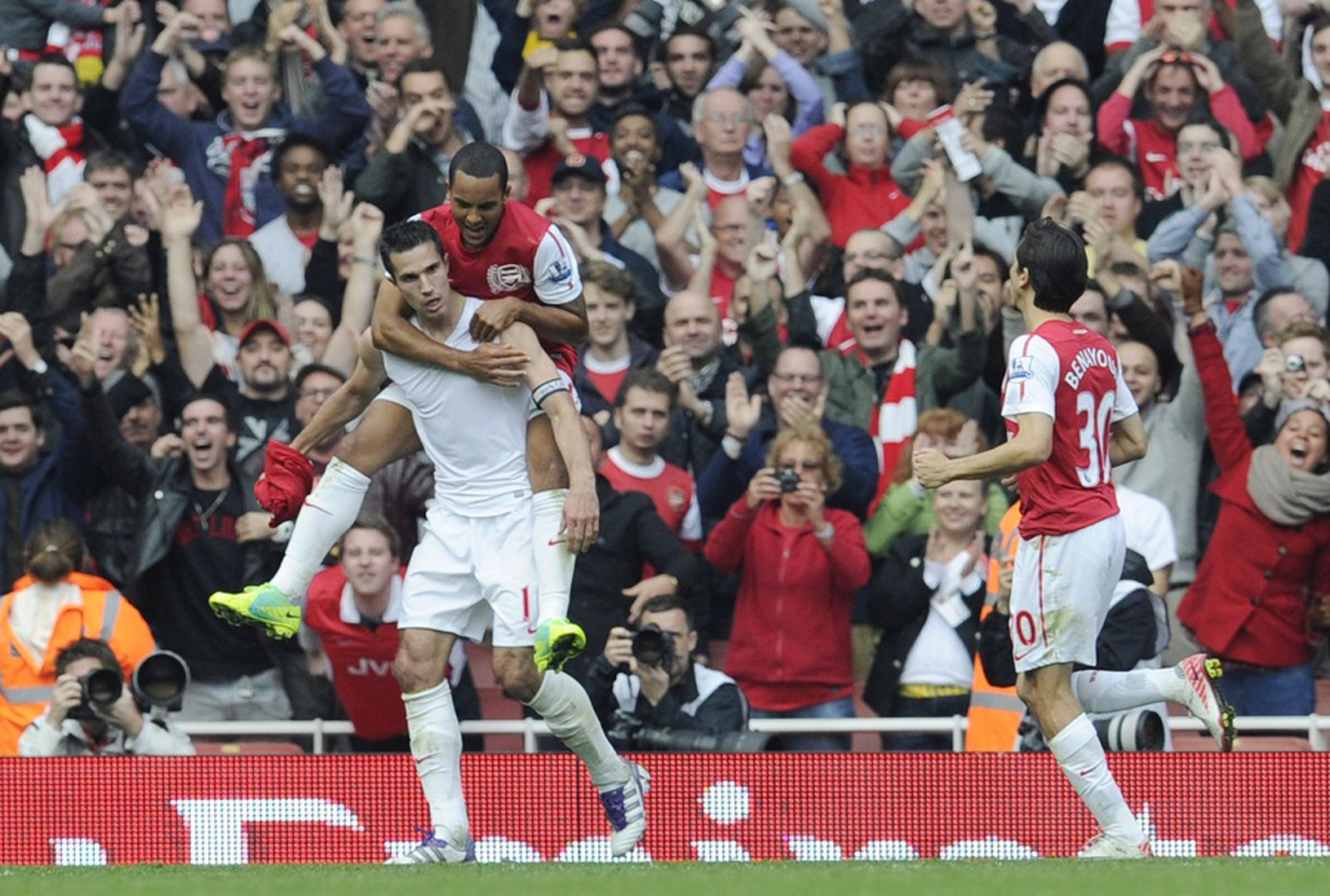 van Persie a Walcott