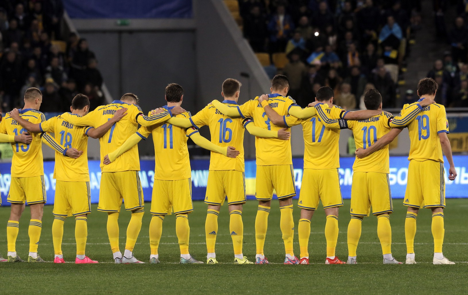 Nastúpený tím Ukrajiny