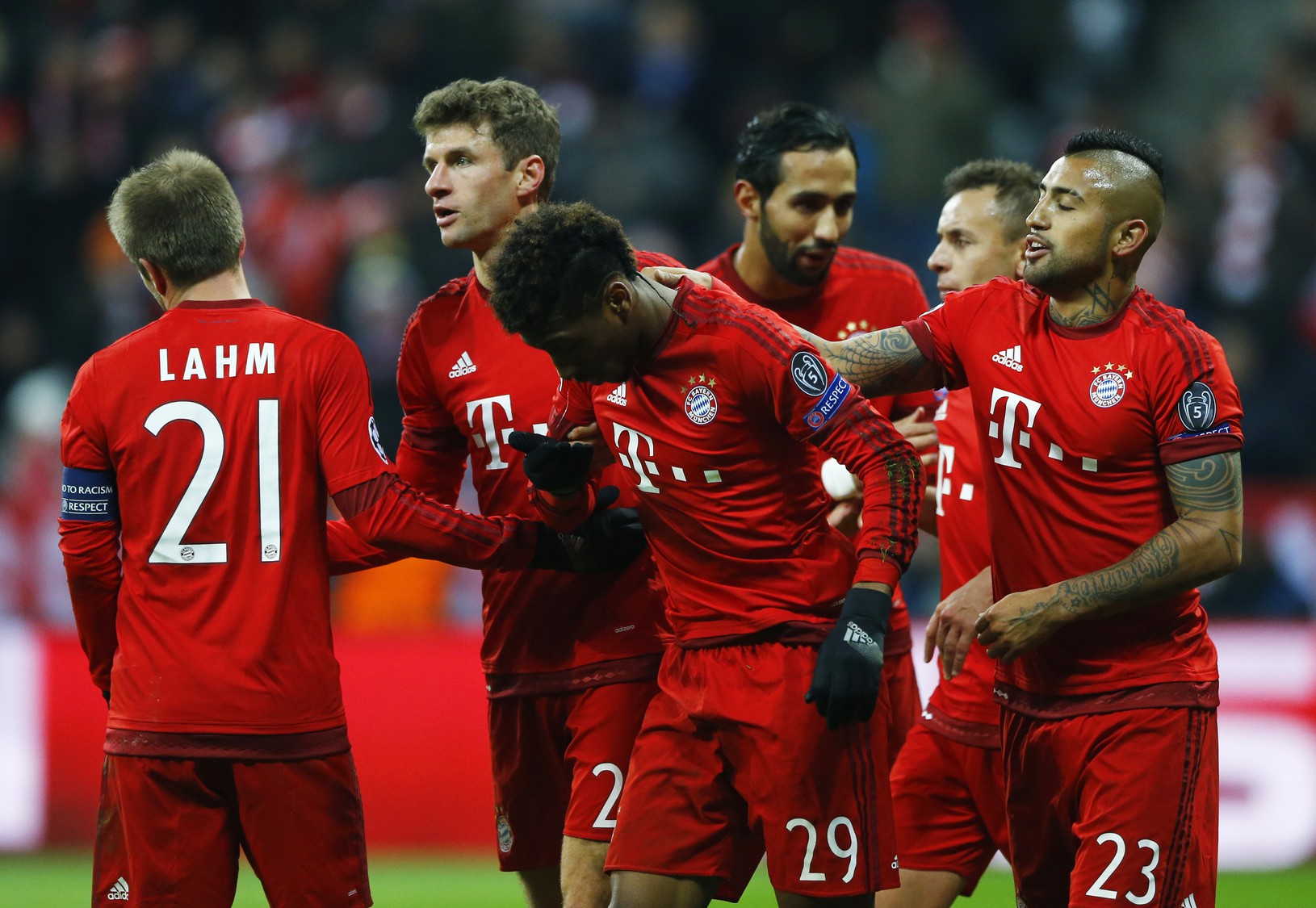 Gólové oslavy futbalistov Bayernu