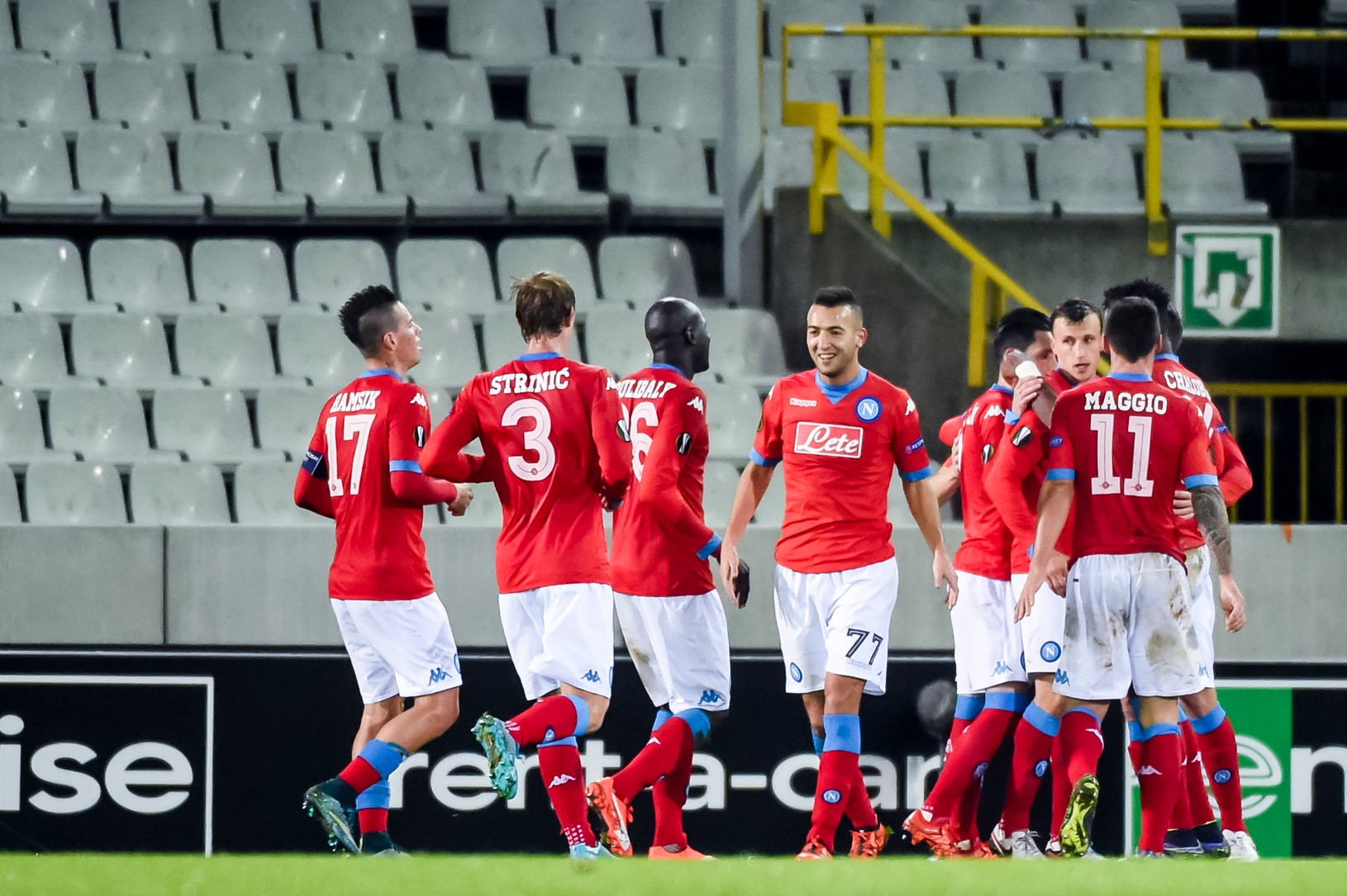 Gólové oslavy hráčov SSC