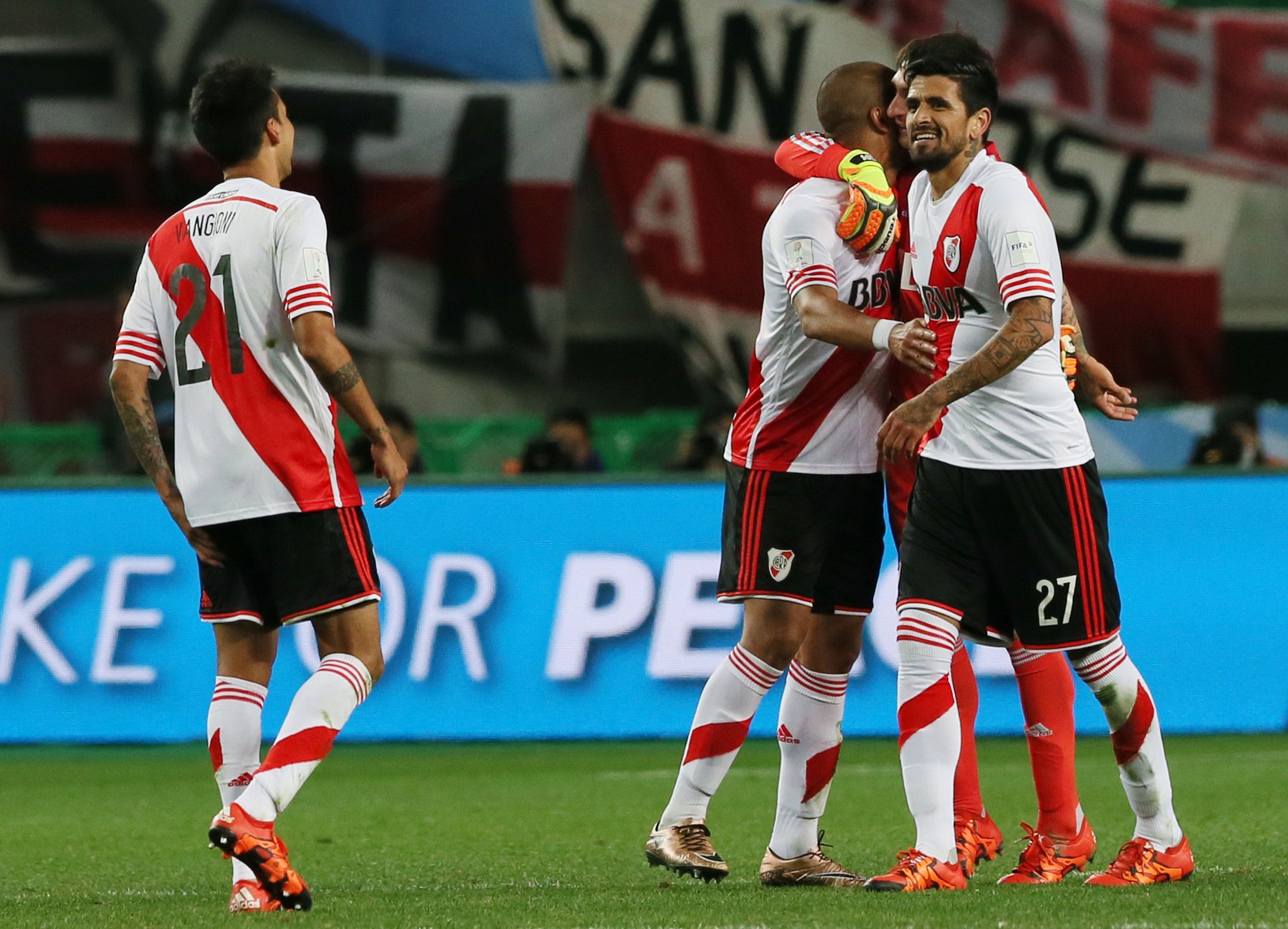 Radosť hráčov River Plate