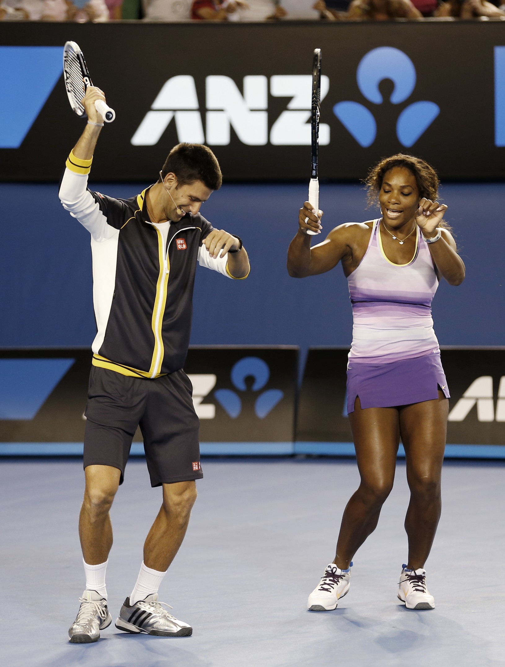Novak Djokovič a Serena