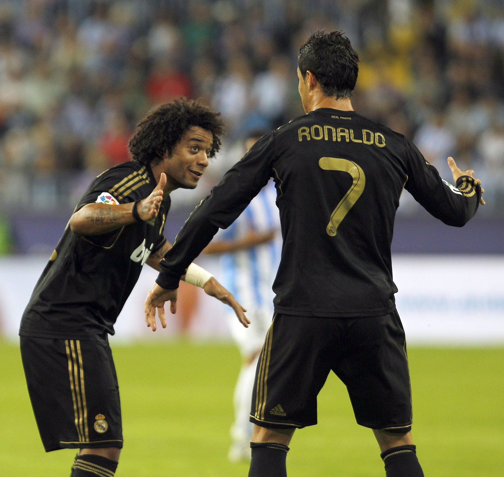 Cristiano Ronaldo a Marcelo