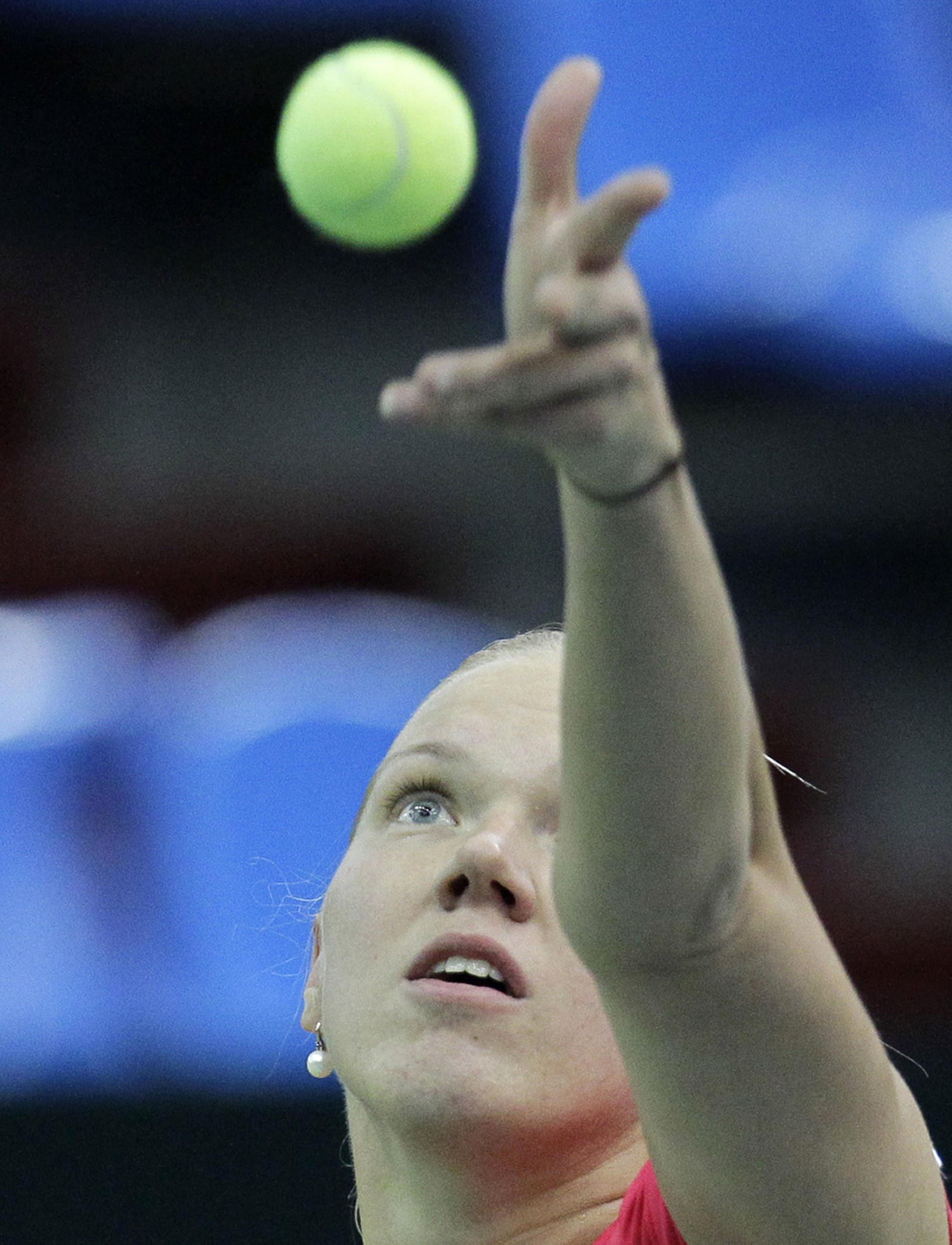 Kaia Kanepi počas moskovského