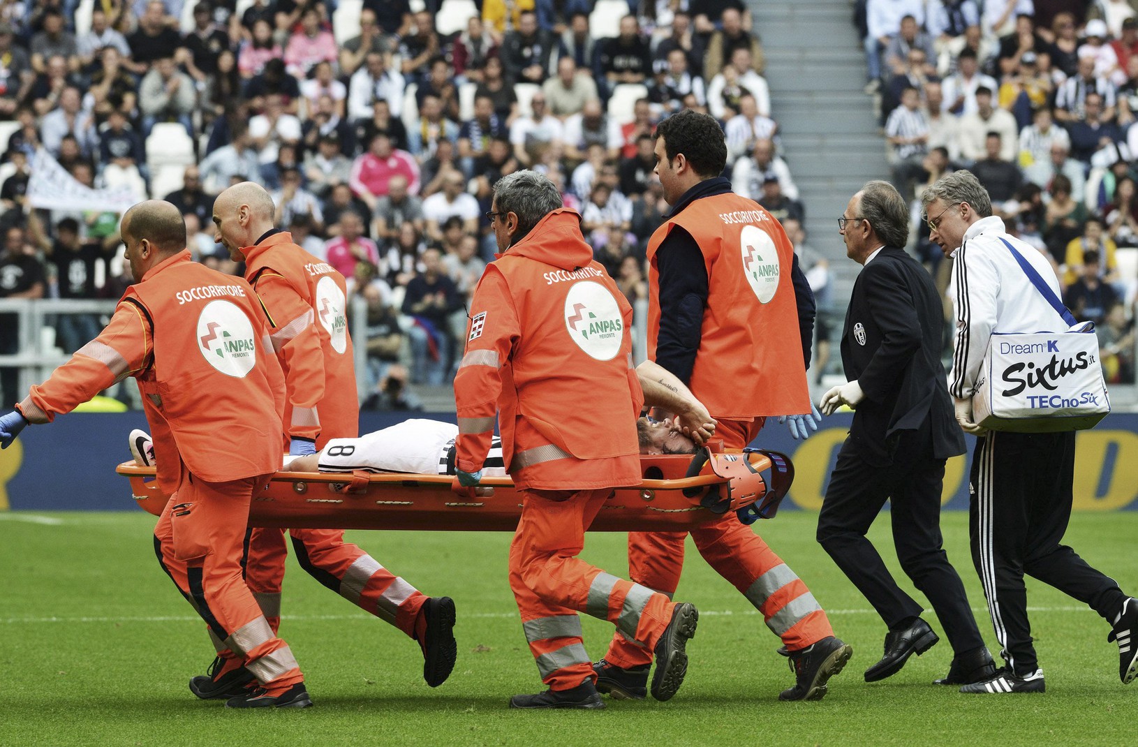 Zranený Claudio Marchisio