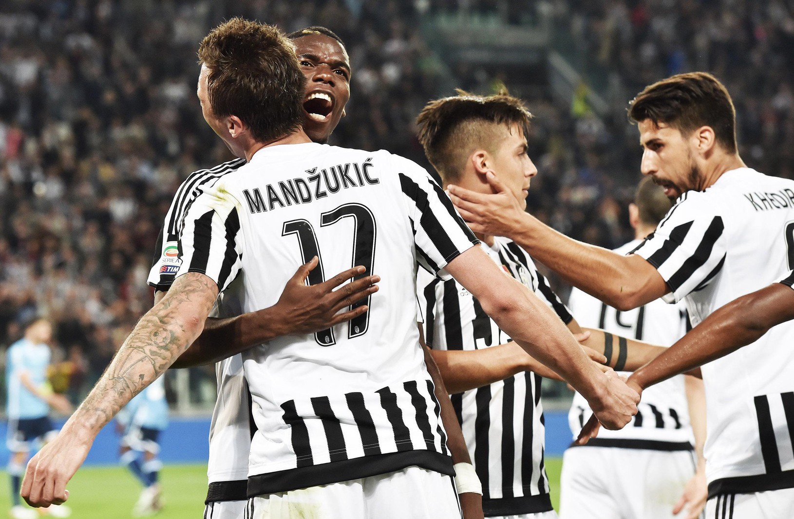 Radosť hráčov Juventusu Turín