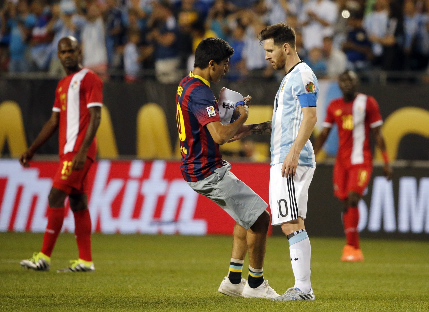 Momentka zo zápasu Argentína