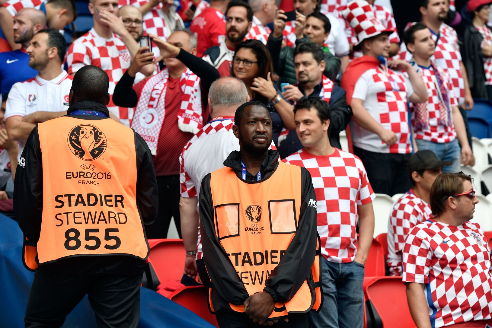 Fanúšikovia Chorvátska pred zápasom