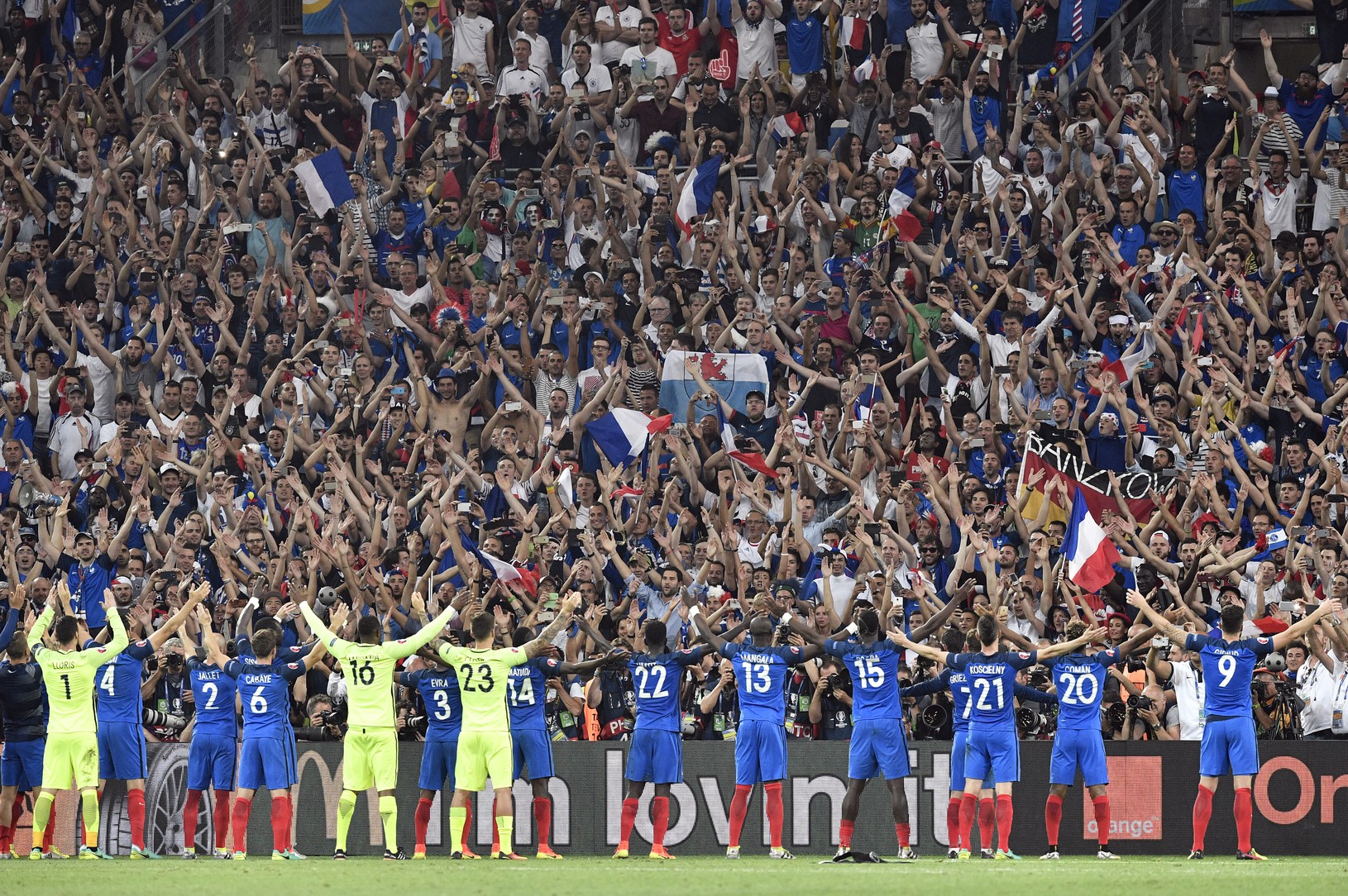 Francúzi po víťazstve napodobnili