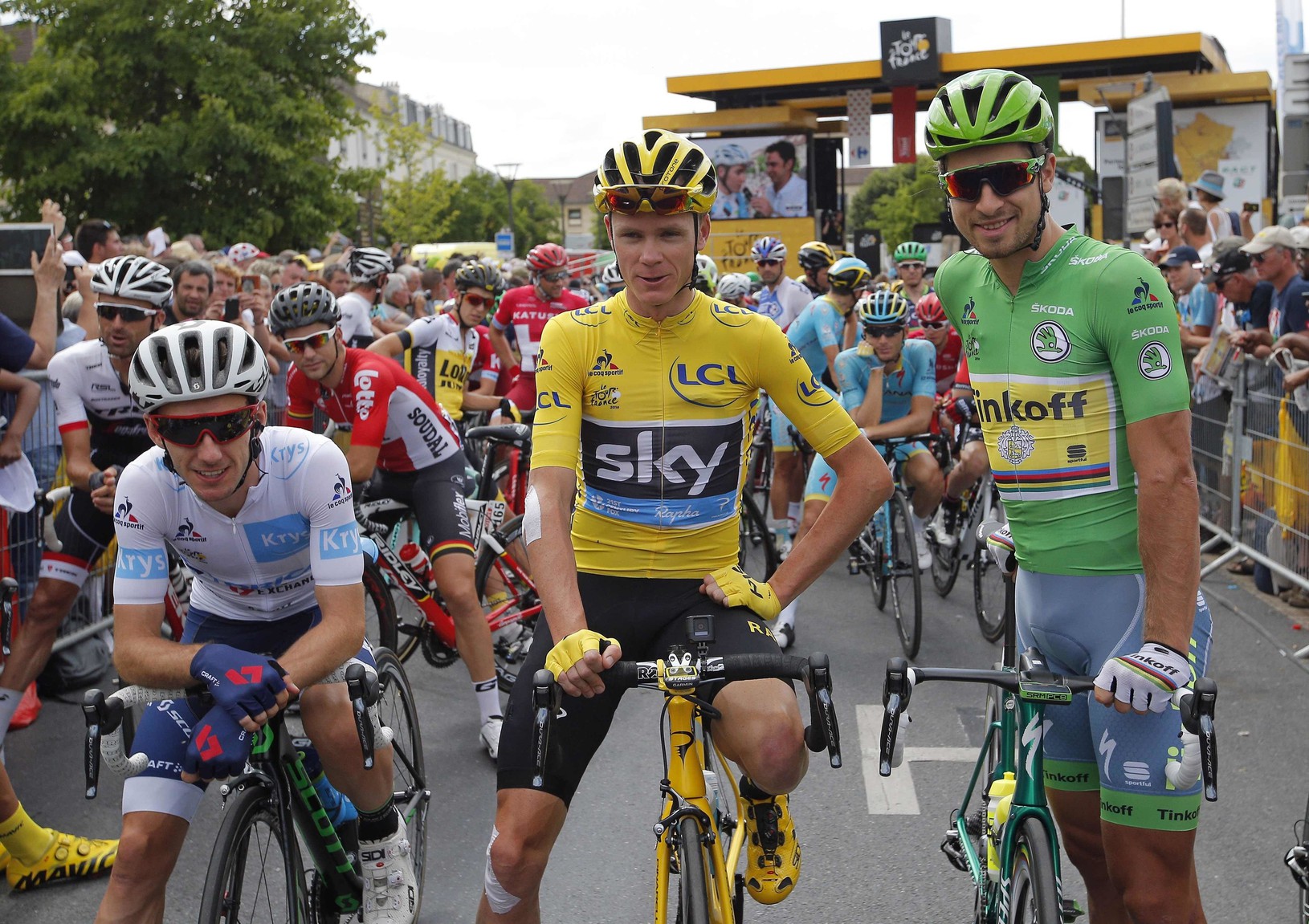 Chris Froome a Peter