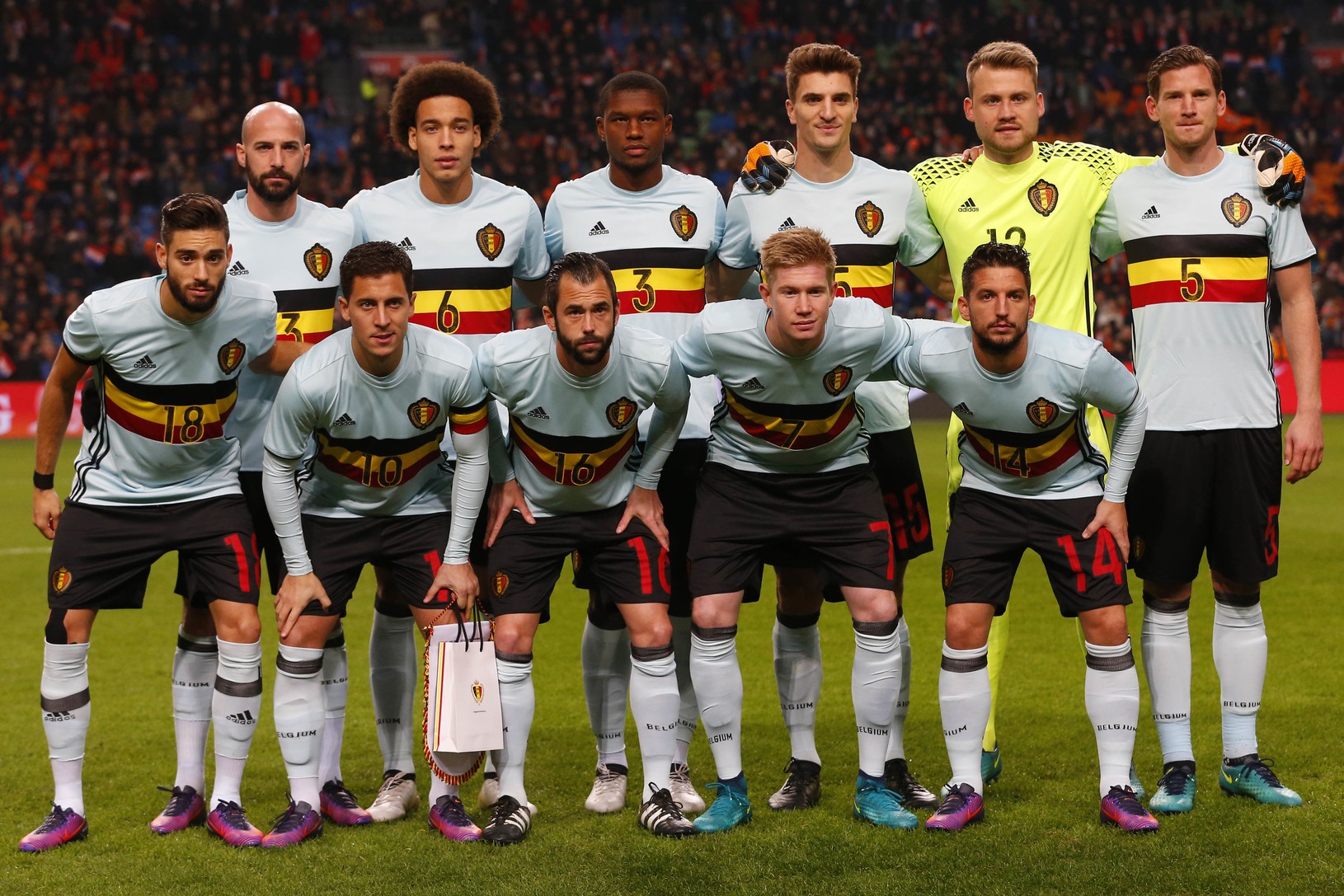 Futbalisti Belgicka pred súbojom