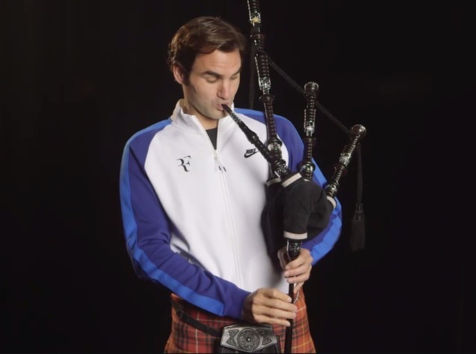 Roger Federer v kilte