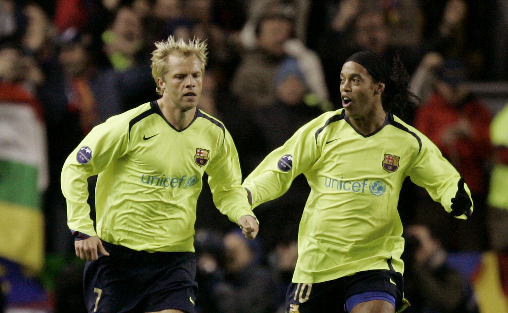 Eidur Gudjohnsen a Ronaldinho