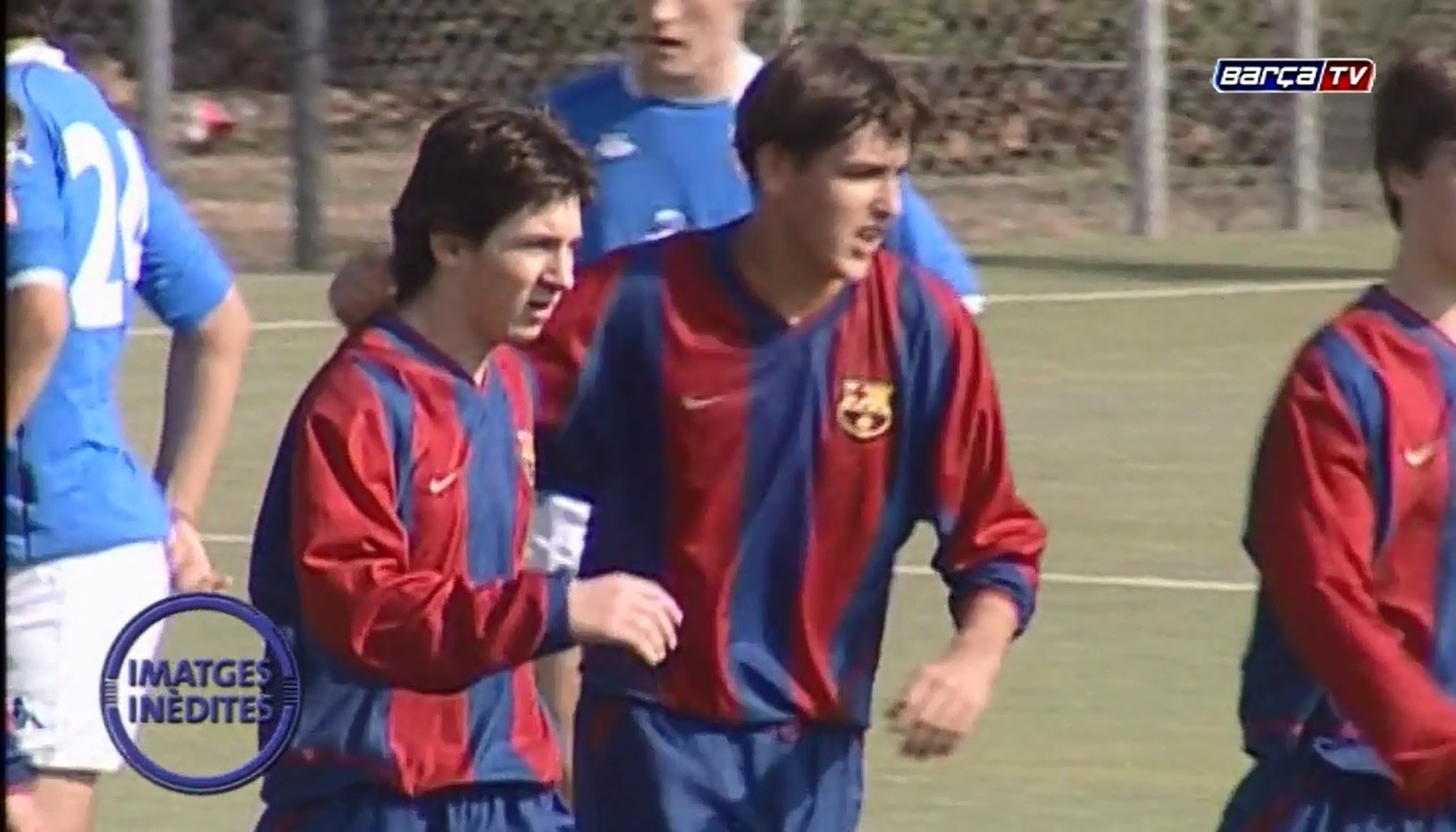 Už mladučký Leo Messi
