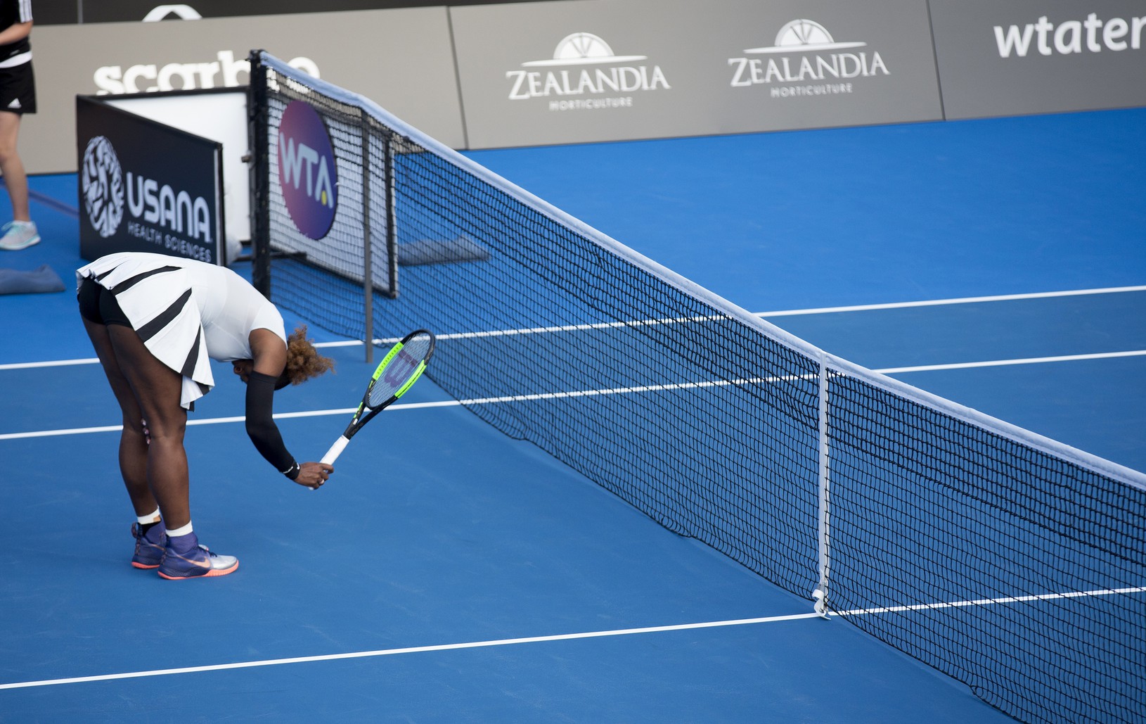 Serena Williamsová búcha raketou