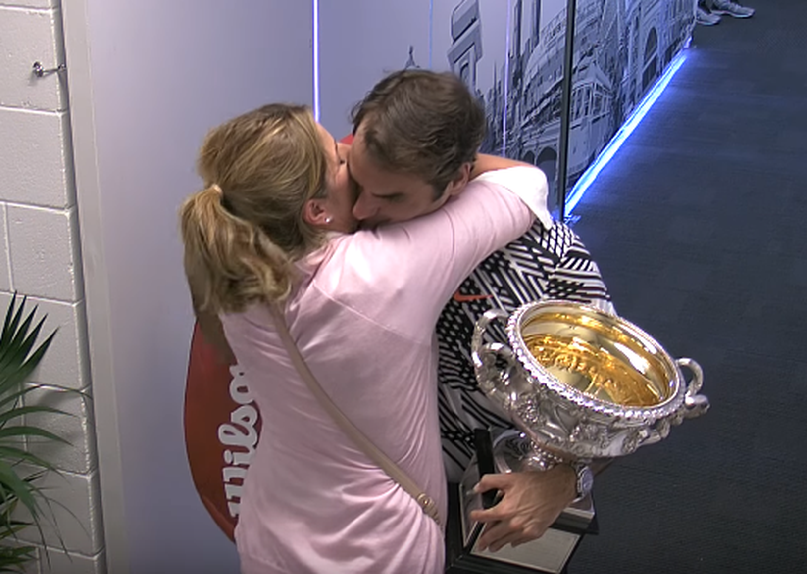 Roger Federer s manželkou