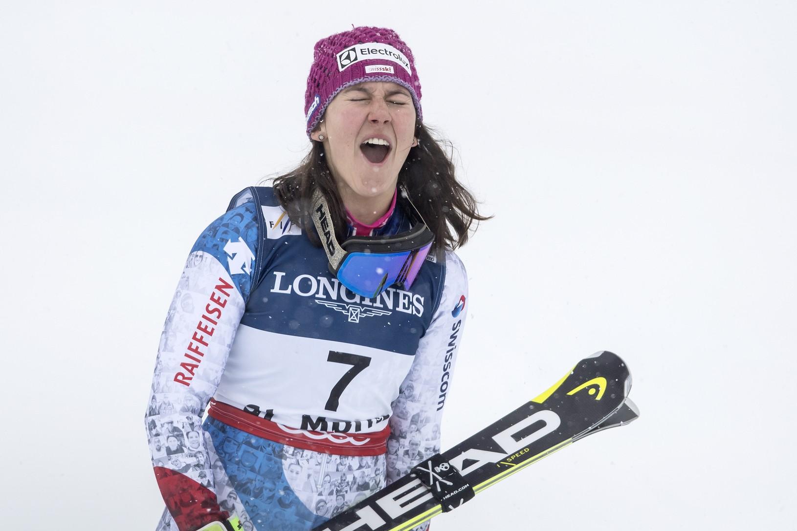 Švajčiarska lyžiarka Wendy Holdenerová