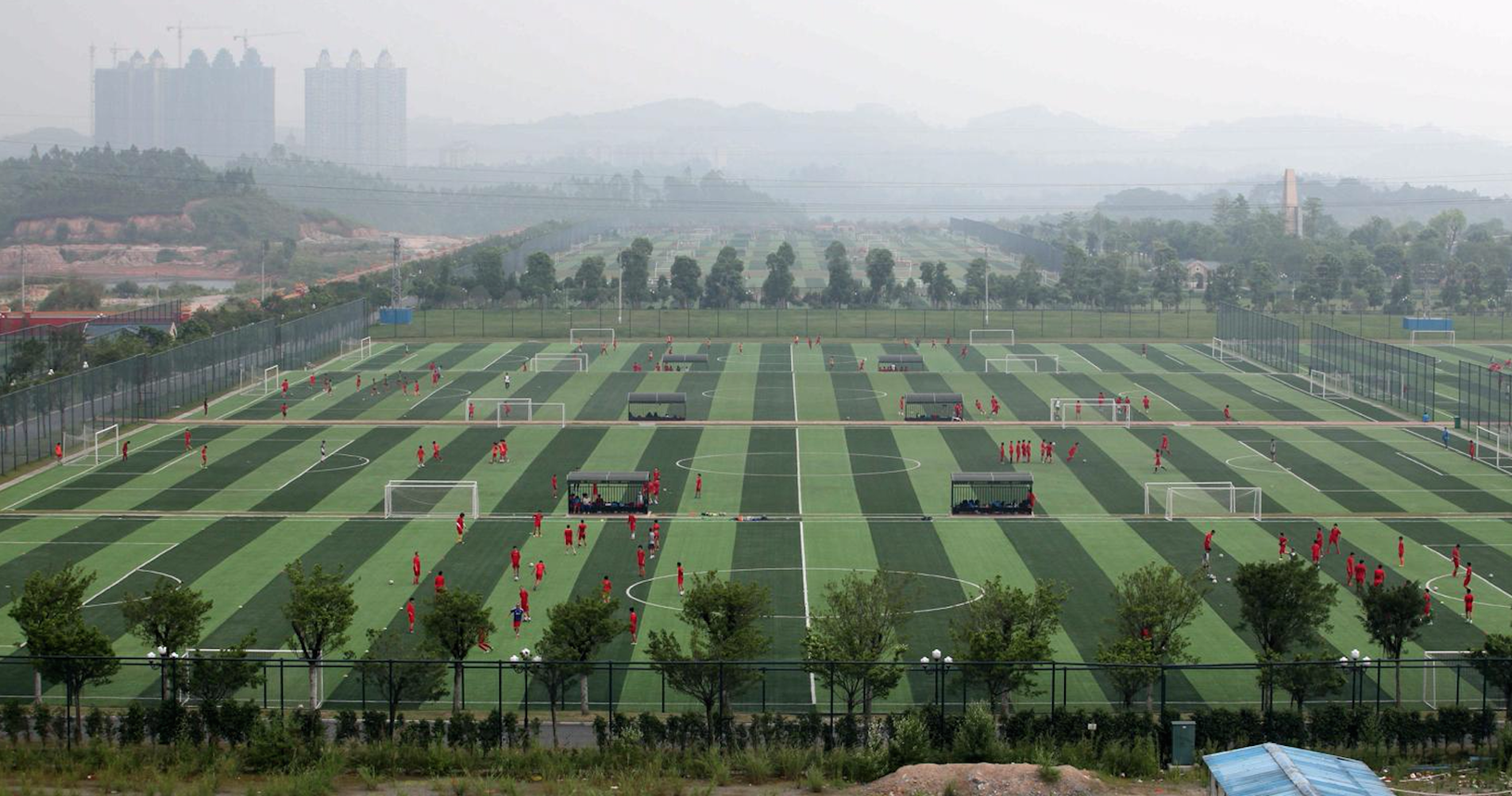 Futbalová akadémia v Číne