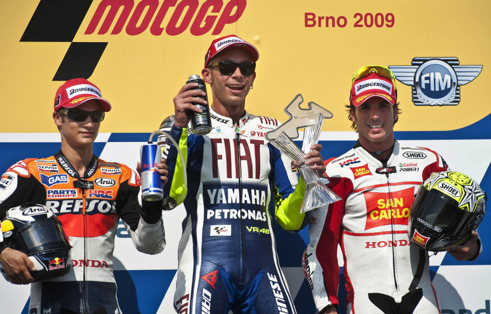 Dani Pedrosa, Valentino Rosi