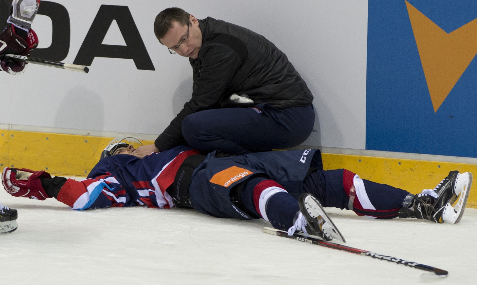 Zranený slovenský hokejista Libor