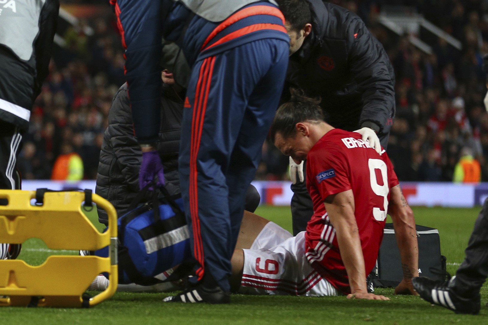 Zranený Zlatan Ibrahimovič