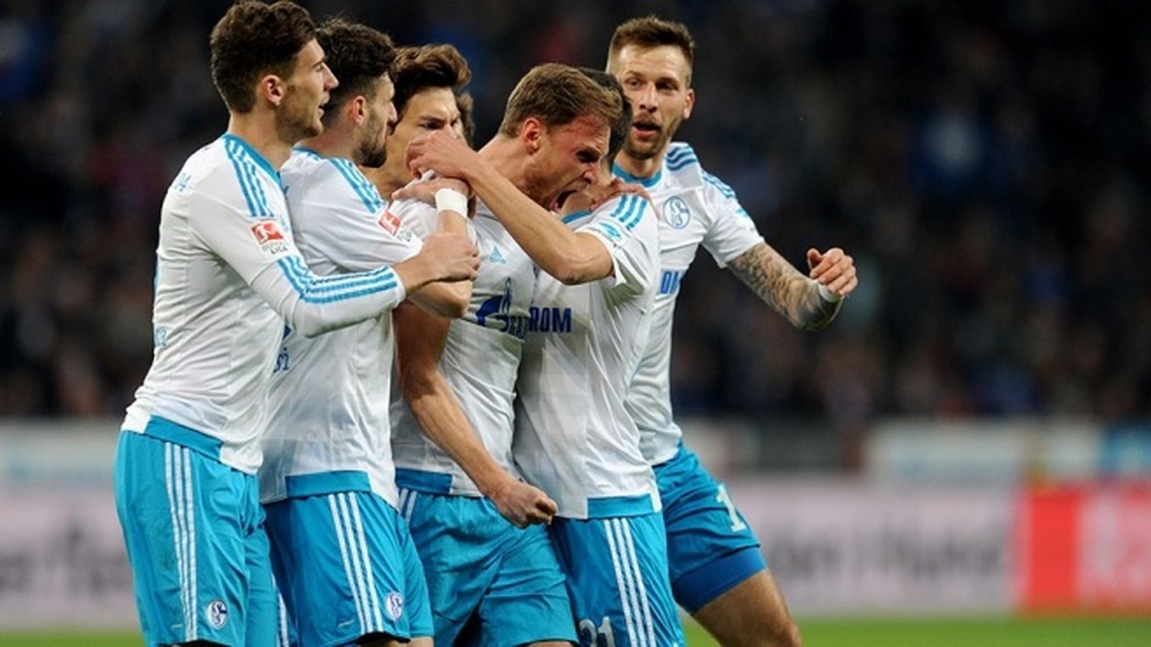 Gólové oslavy futbalistov Schalke