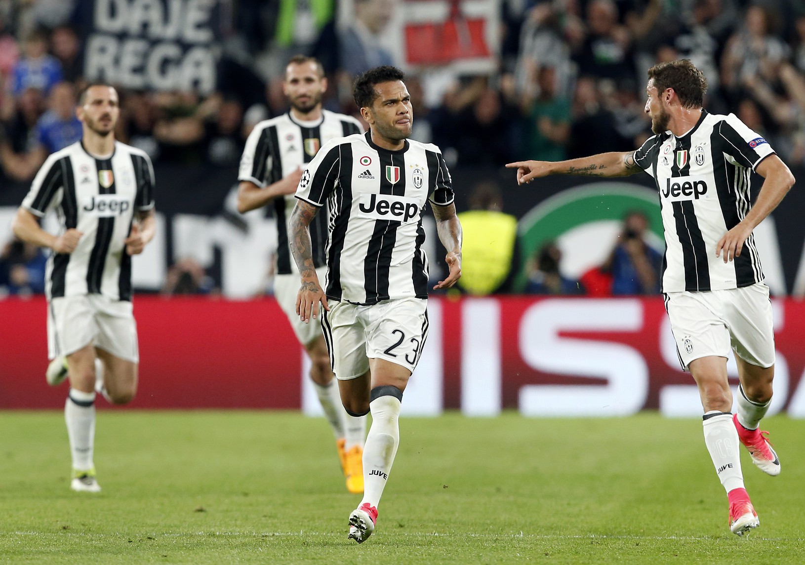 Radosť hráčov Juventusu 